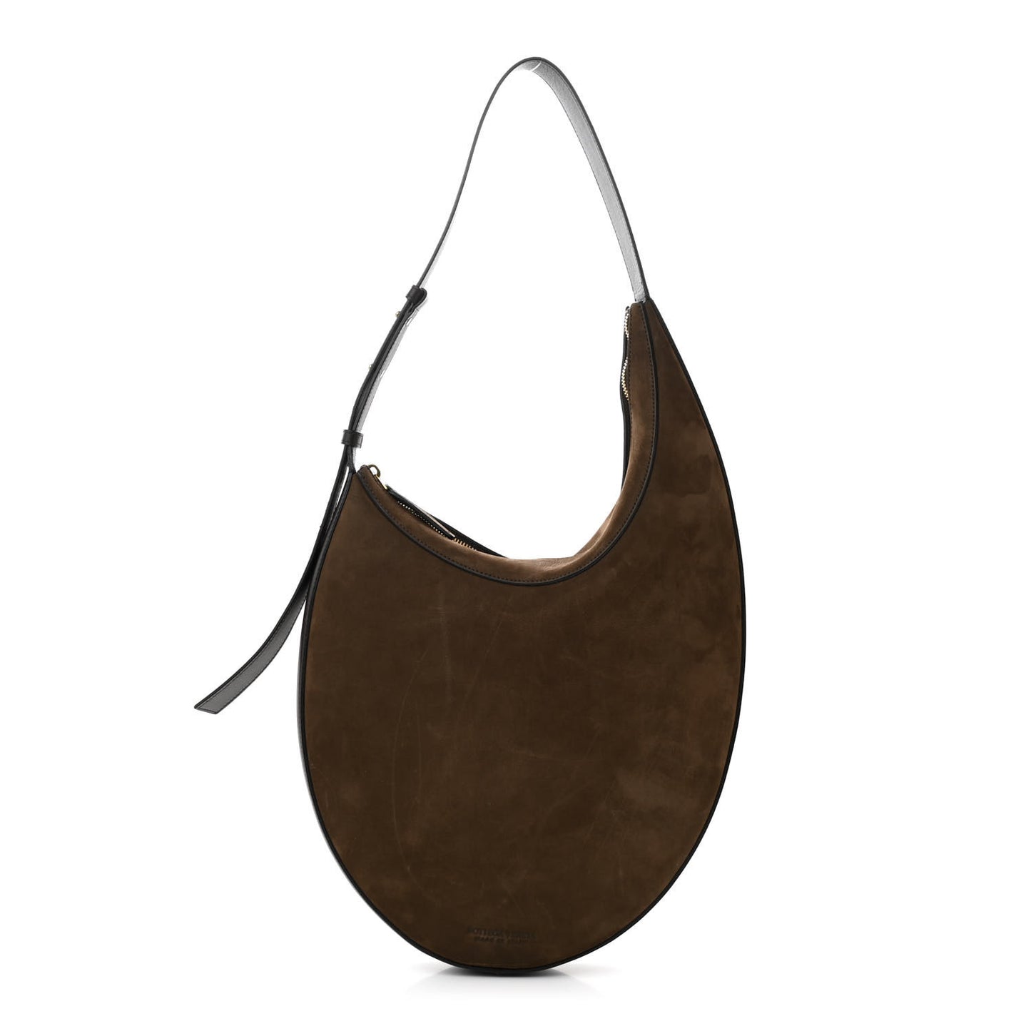 Suede Large Drop Shoulder Bag Fondant