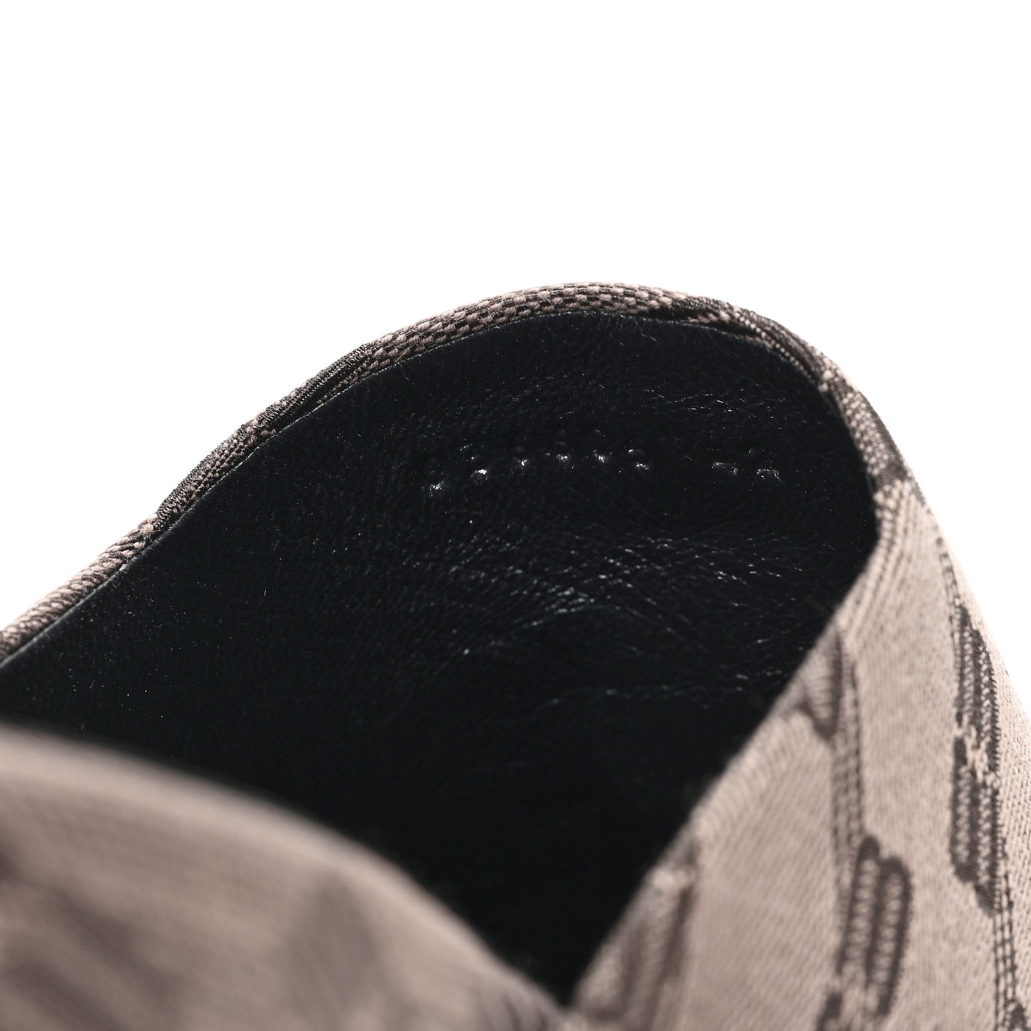 Jacquard BB Monogram Mens Cosy Mules 42 Dark Mink Grey Dark Brown