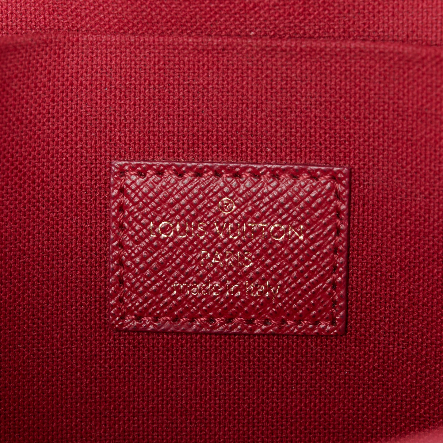 Monogram Pochette Felicie Chain Wallet Fuchsia