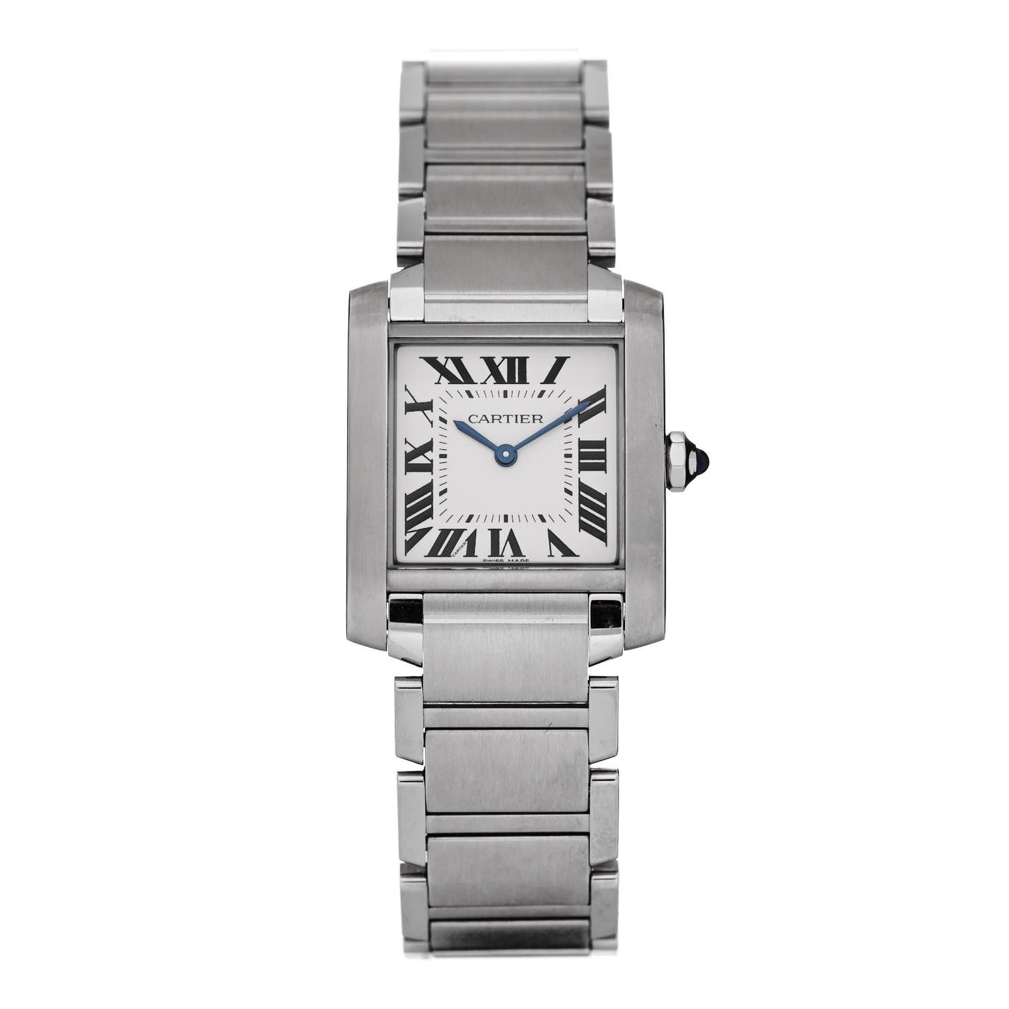 Stainless Steel 25mm Tank Francaise Quartz Watch
