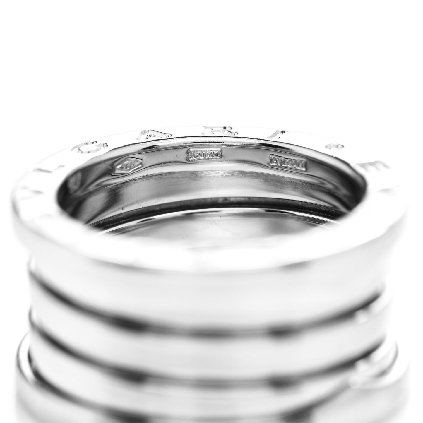18K White Gold B.Zero1 Four-Band Ring 51 5.75