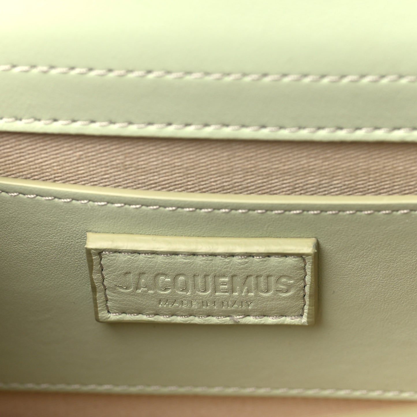 Smooth Calfskin Le Grand Bambino Mint Green