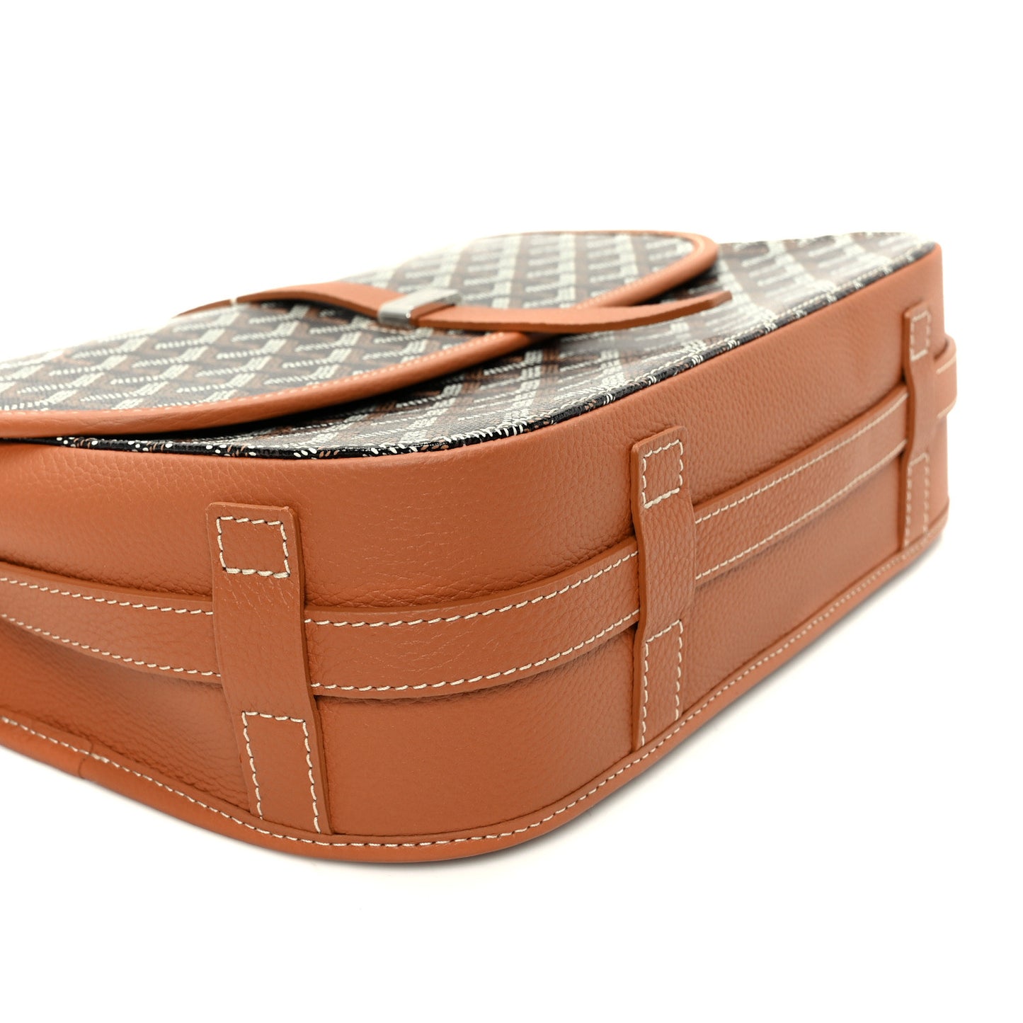 Goyardine Belvedere II MM Messenger Bag Black Gold