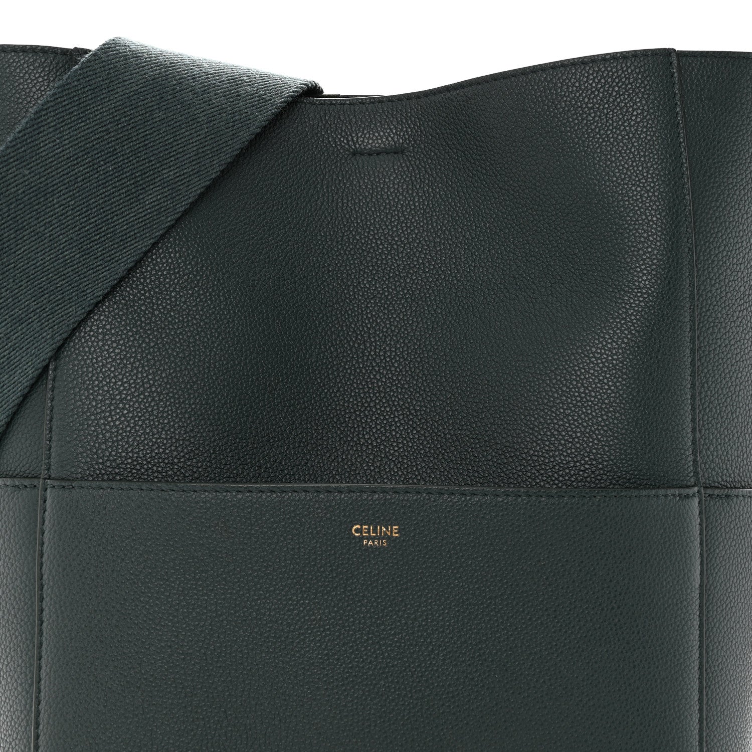 Celine Soft Grained Calfskin Sangle Bucket Bag Amazone 7 of 14