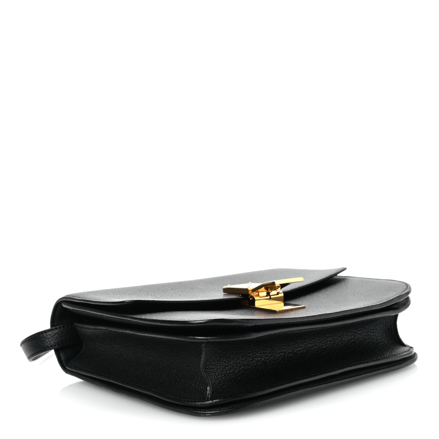Celine Goatskin Medium Classic Box Flap Bag Black 4 of 11