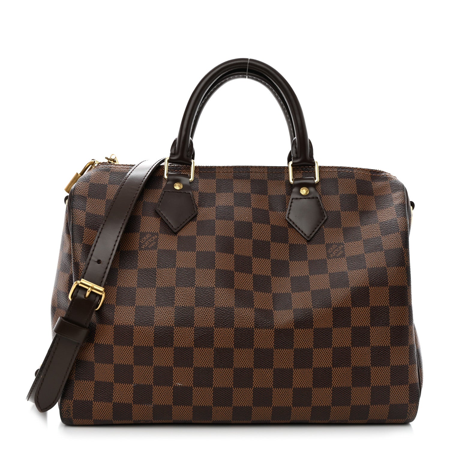Louis Vuitton Damier Ebene Speedy Bandouliere 30 1 of 12