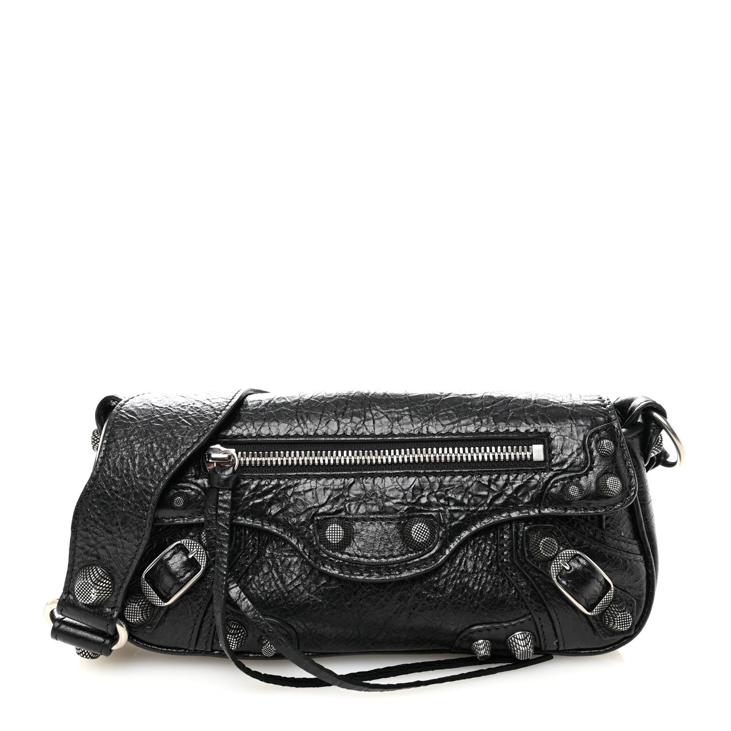 Balenciaga Agneau Arena Le Cagole Sling Bag XS Black 1805560
