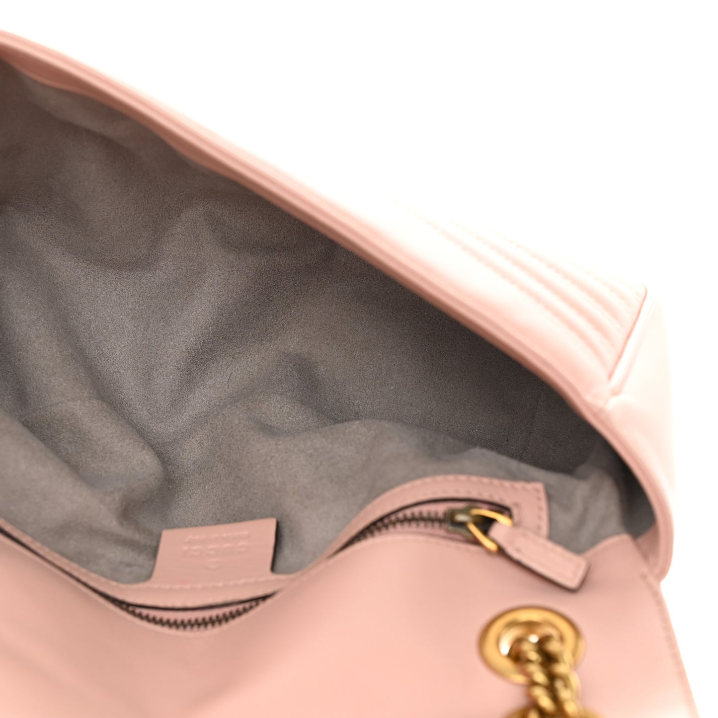 Calfskin Matelasse Small GG Marmont Shoulder Bag Perfect Pink