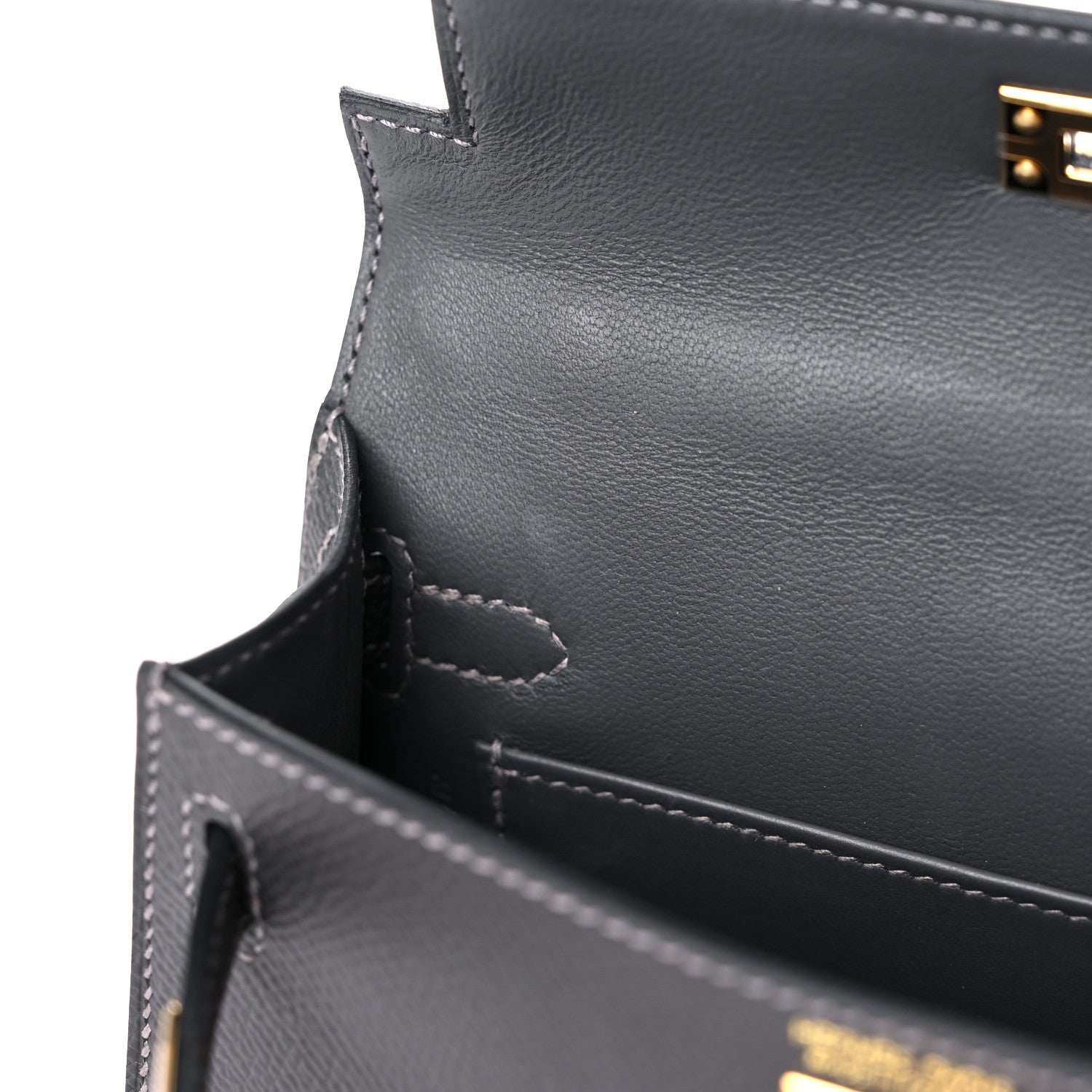 Hermes Epsom Mini Kelly Sellier 20 Graphite 31 of 32