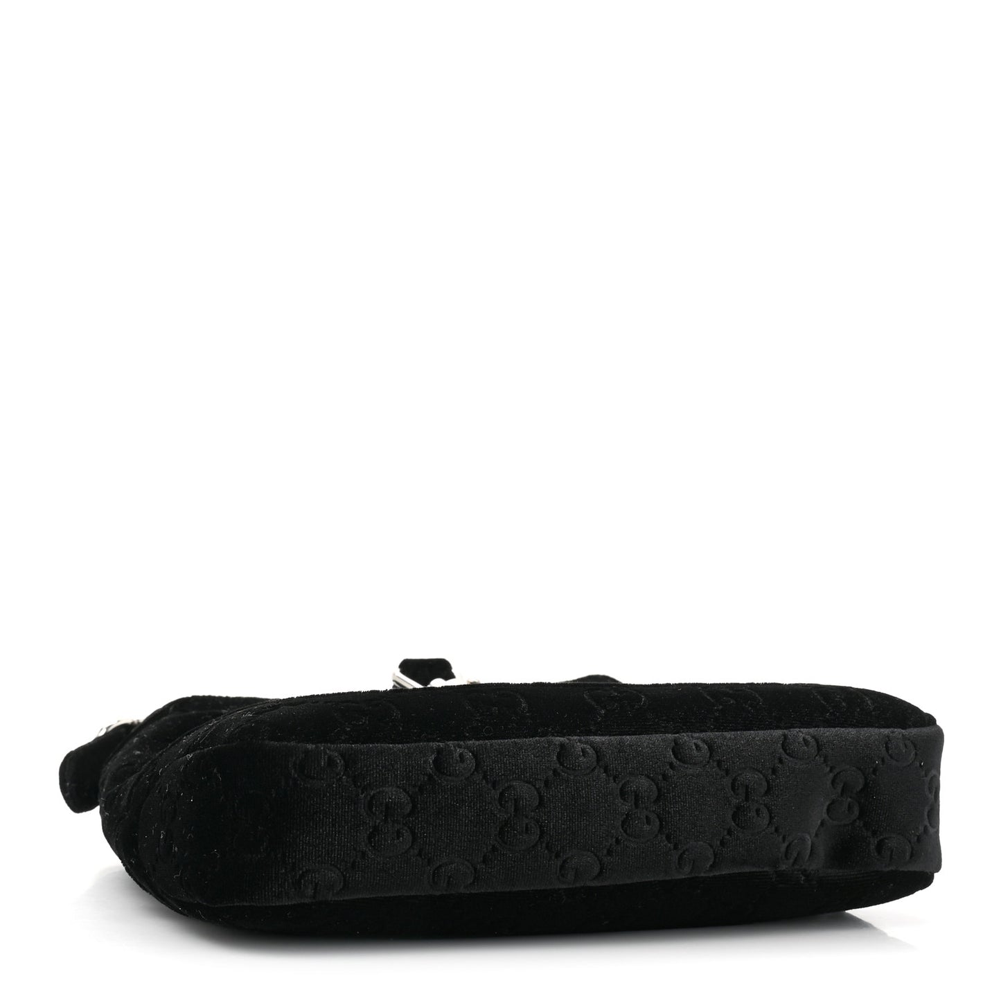 Velvet GG Monogram Small Jackie 1961 Hobo Black