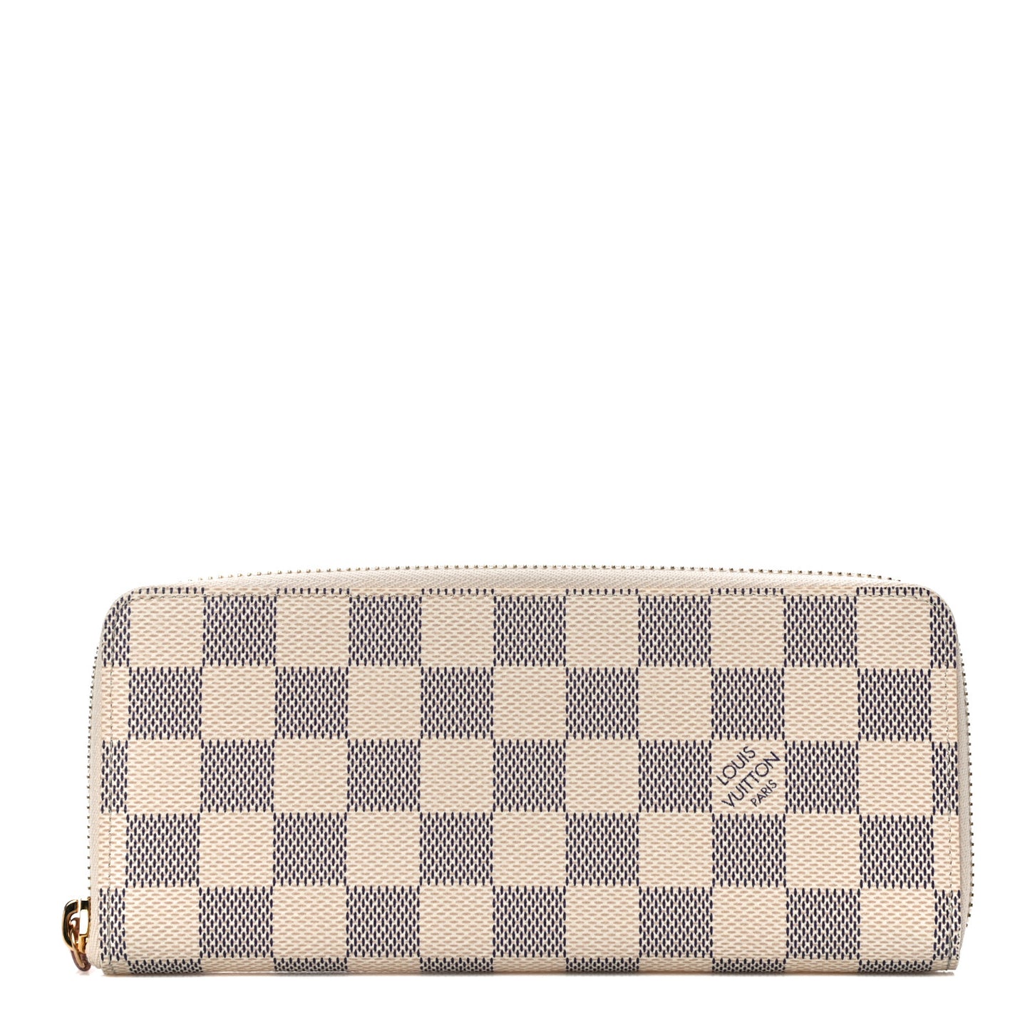 Damier Azur Clemence Wallet Rose Ballerine