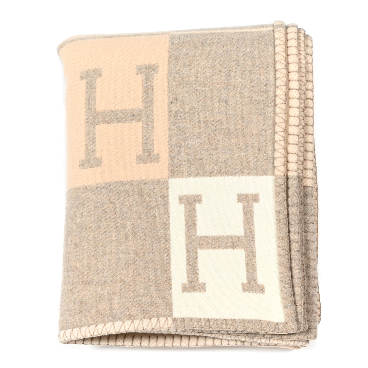 Wool Cashmere Avalon III Blanket Coco Camomille