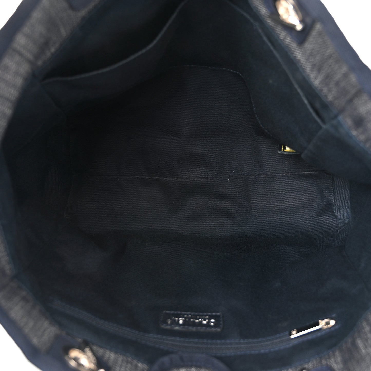 Denim Small Deauville Tote Dark Blue