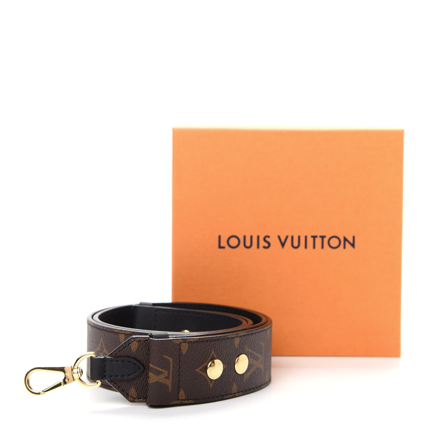 Monogram Adjustable Bandouliere Shoulder Strap Black