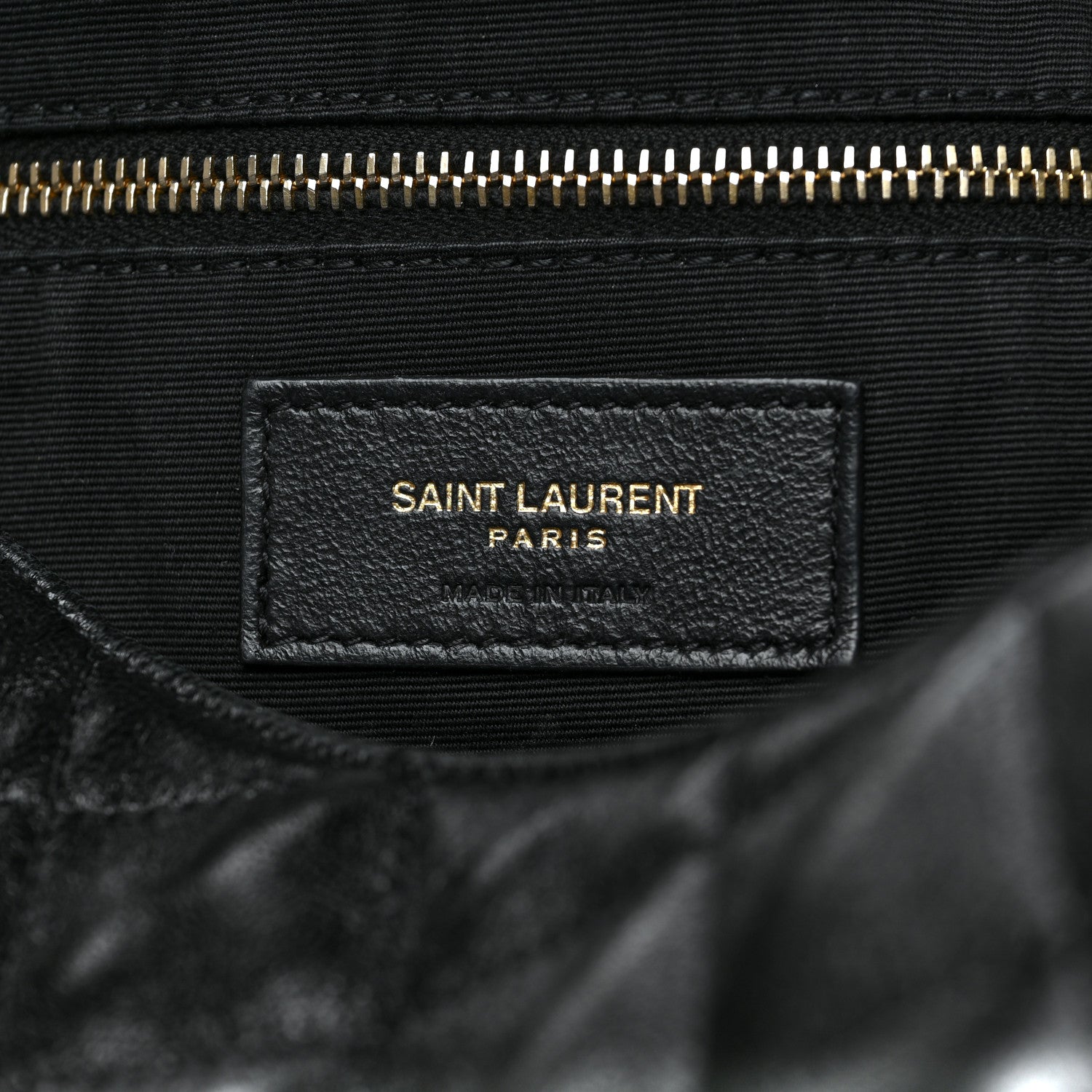 Saint Laurent Lambskin Quilted Maxi Icare Shopping Tote Black 7 of 9
