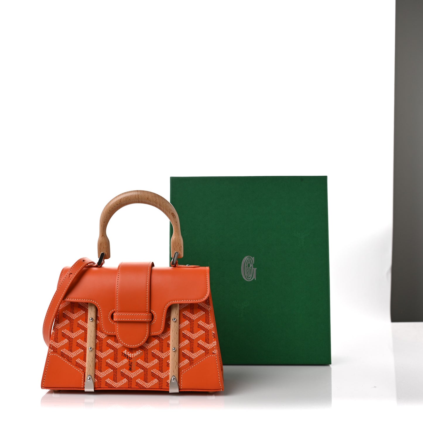 Goyardine Structure Mini Saigon Orange