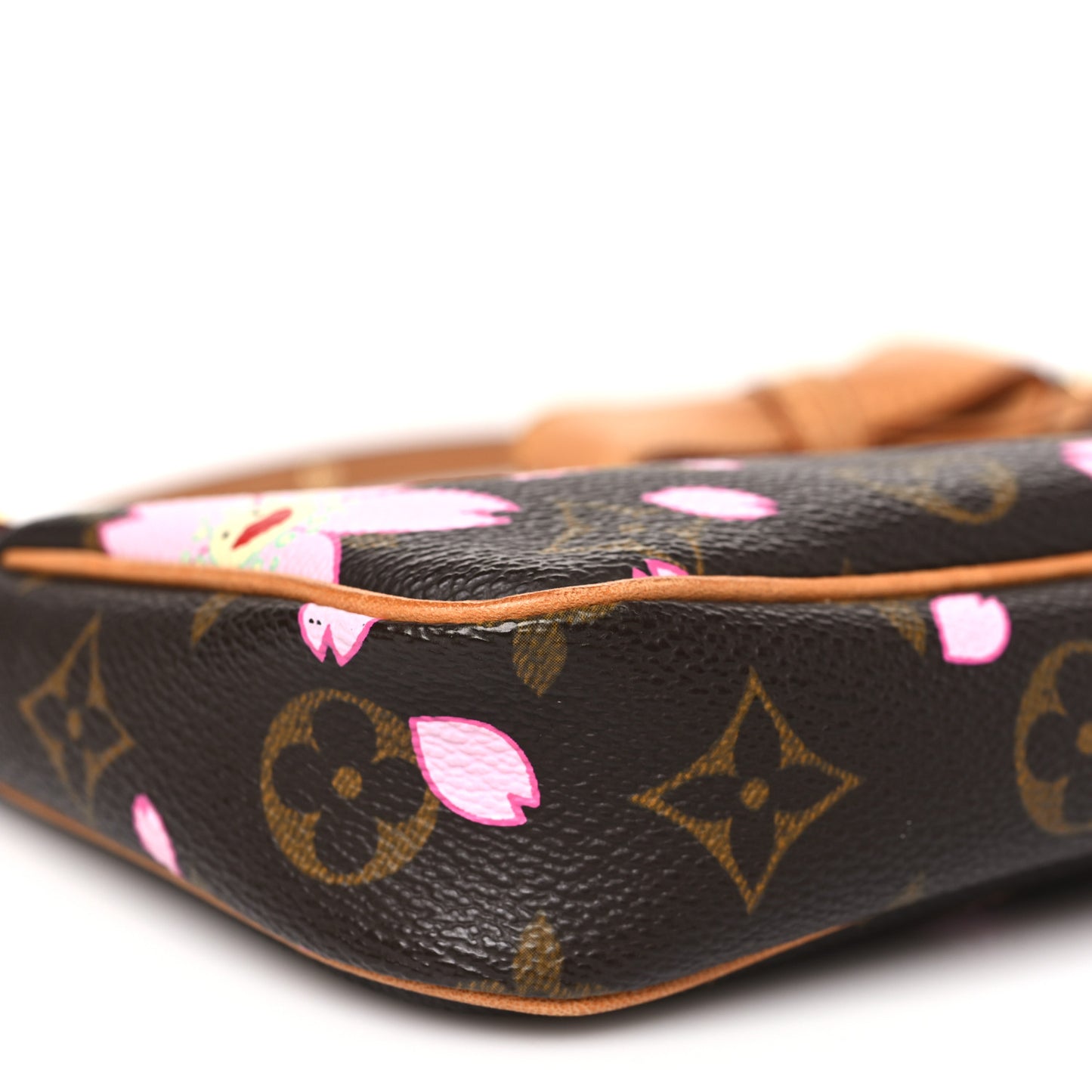 Monogram Cherry Blossom Pochette Accessories Brown
