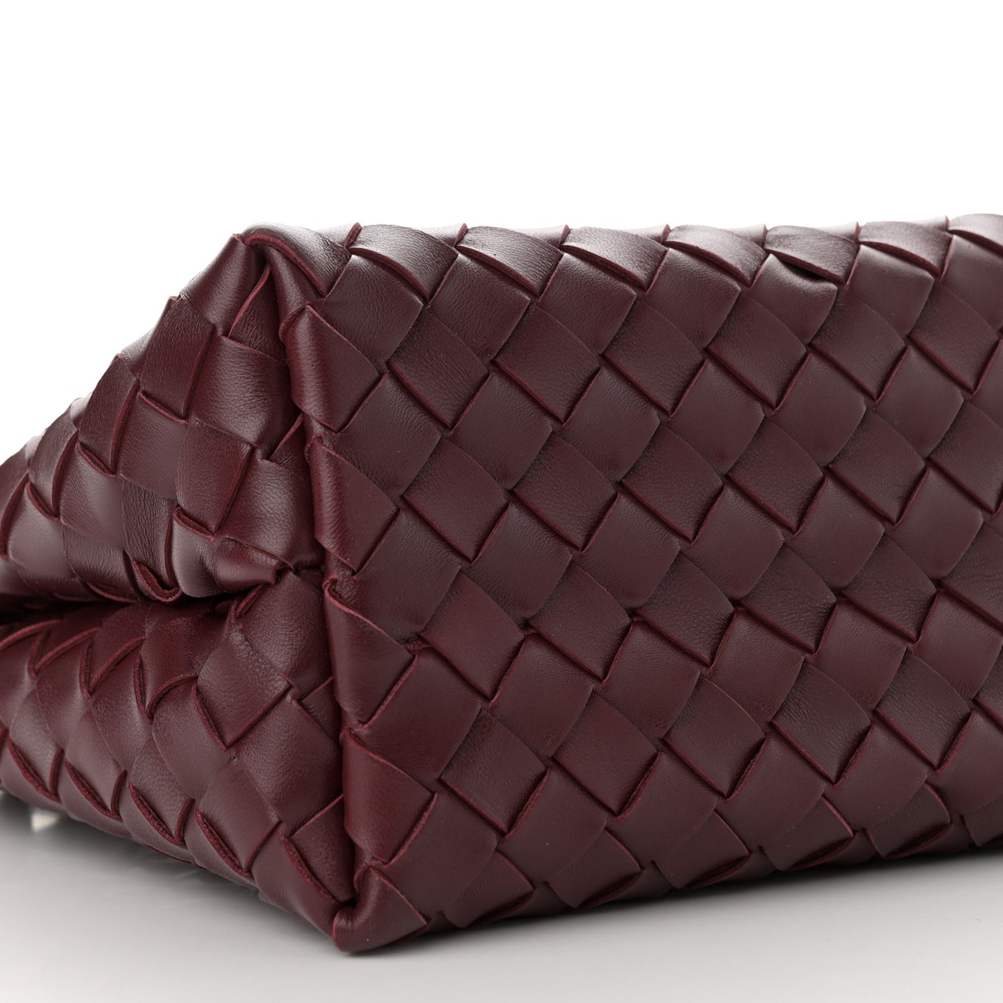 Nappa Intrecciato Small Andiamo Shoulder Bag Barolo