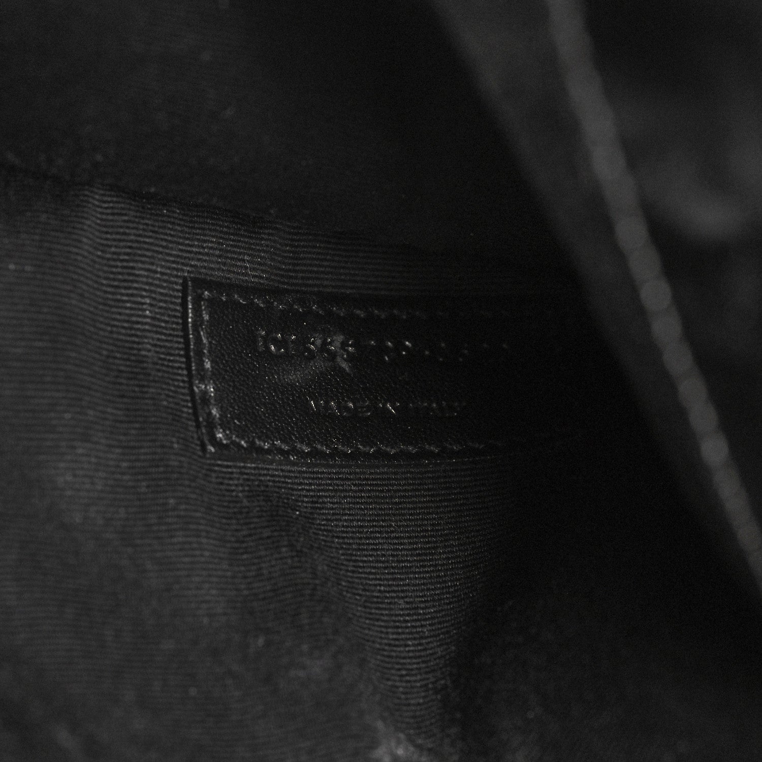 Saint Laurent Grain De Poudre Uptown Pouch Black 7 of 12