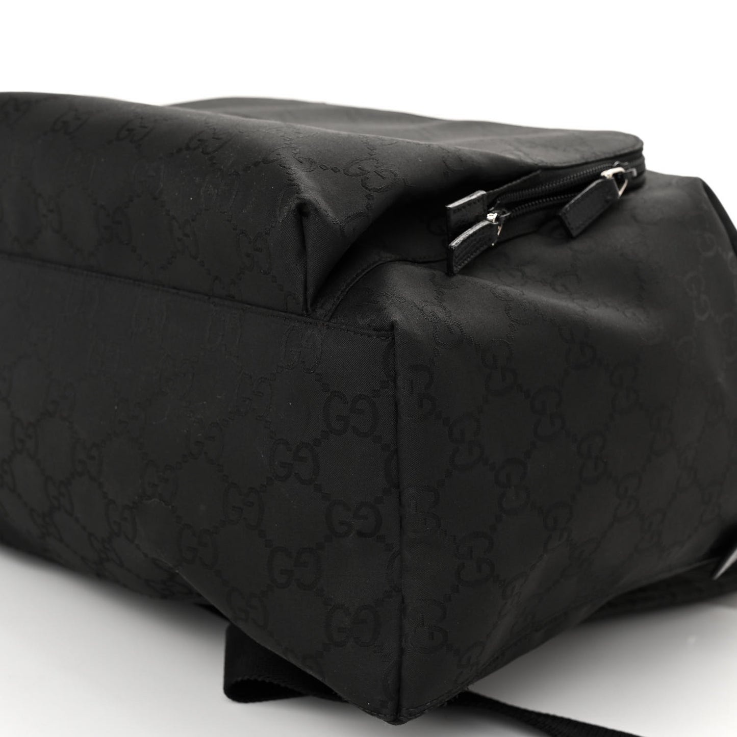 Nylon Monogram Medium Backpack Black