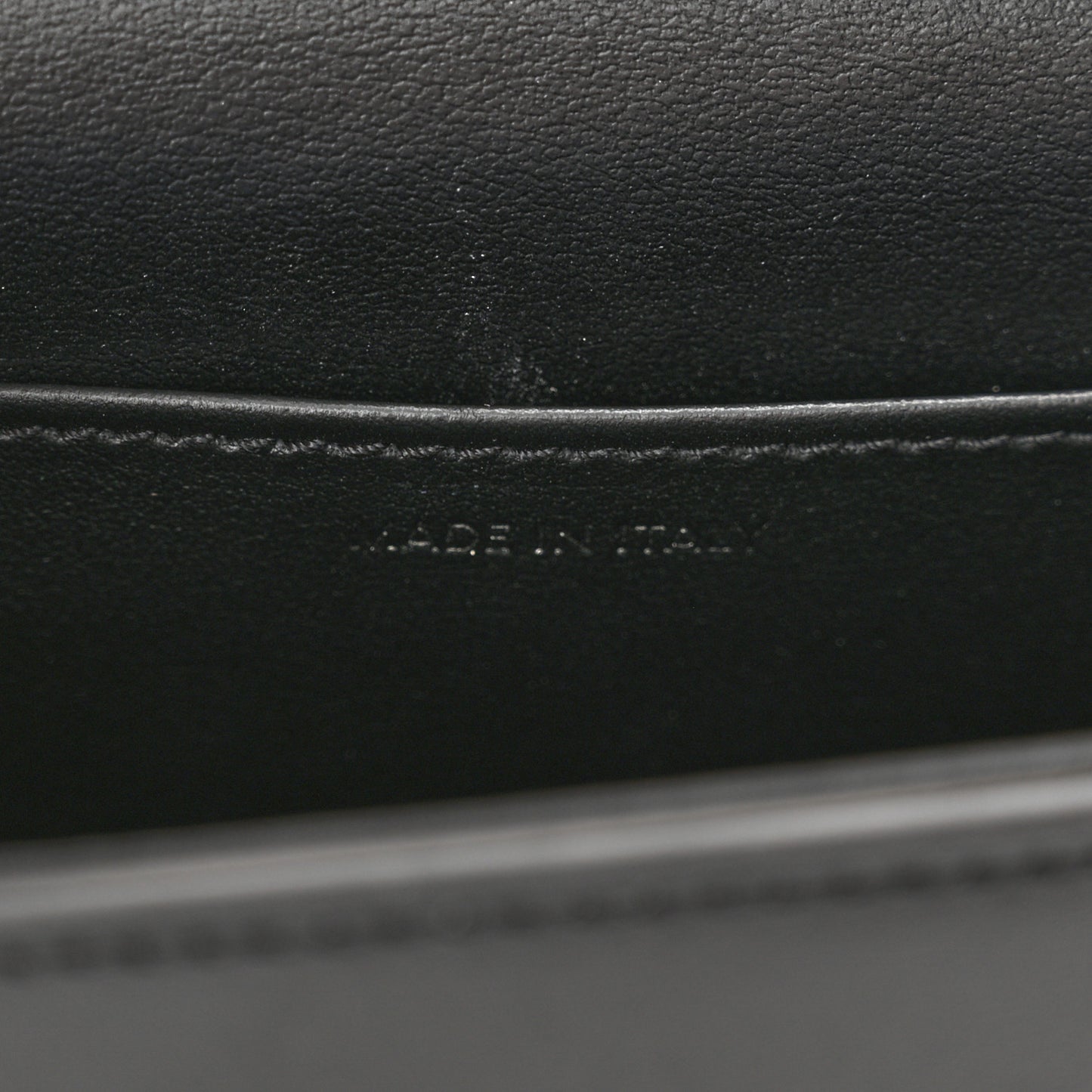 Shiny Calfskin Mini Claude Black