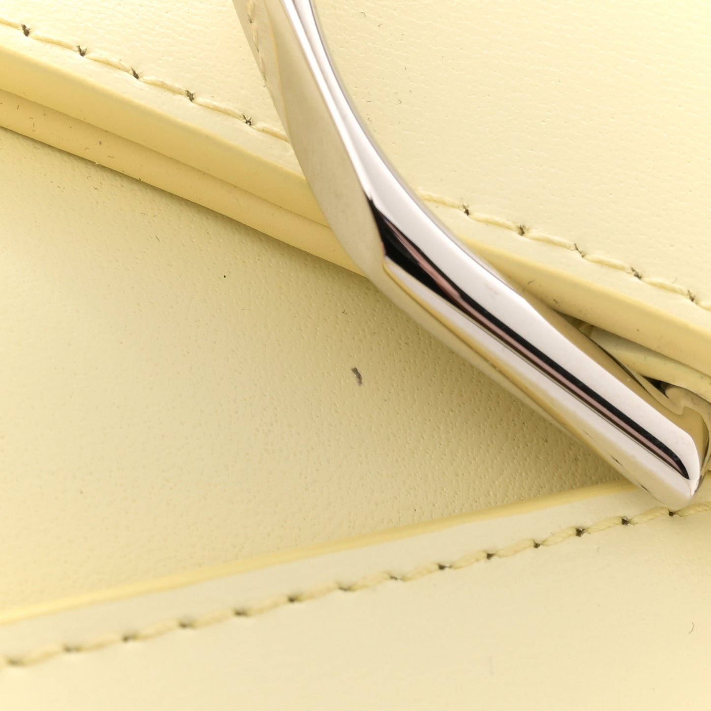 Calfskin Voyou Flap Bag Soft Yellow