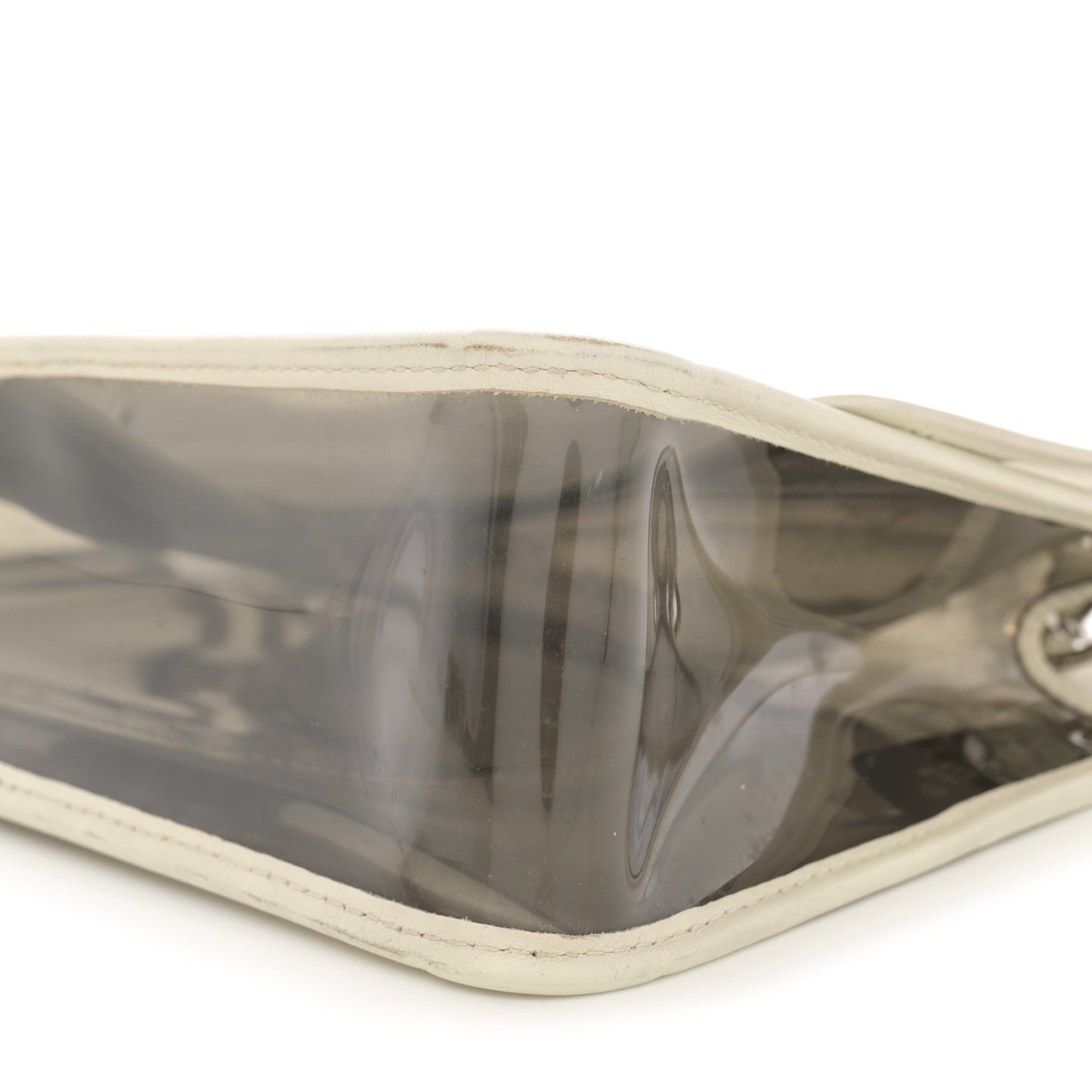 Lambskin Vinyl Large Naked Flap Silver