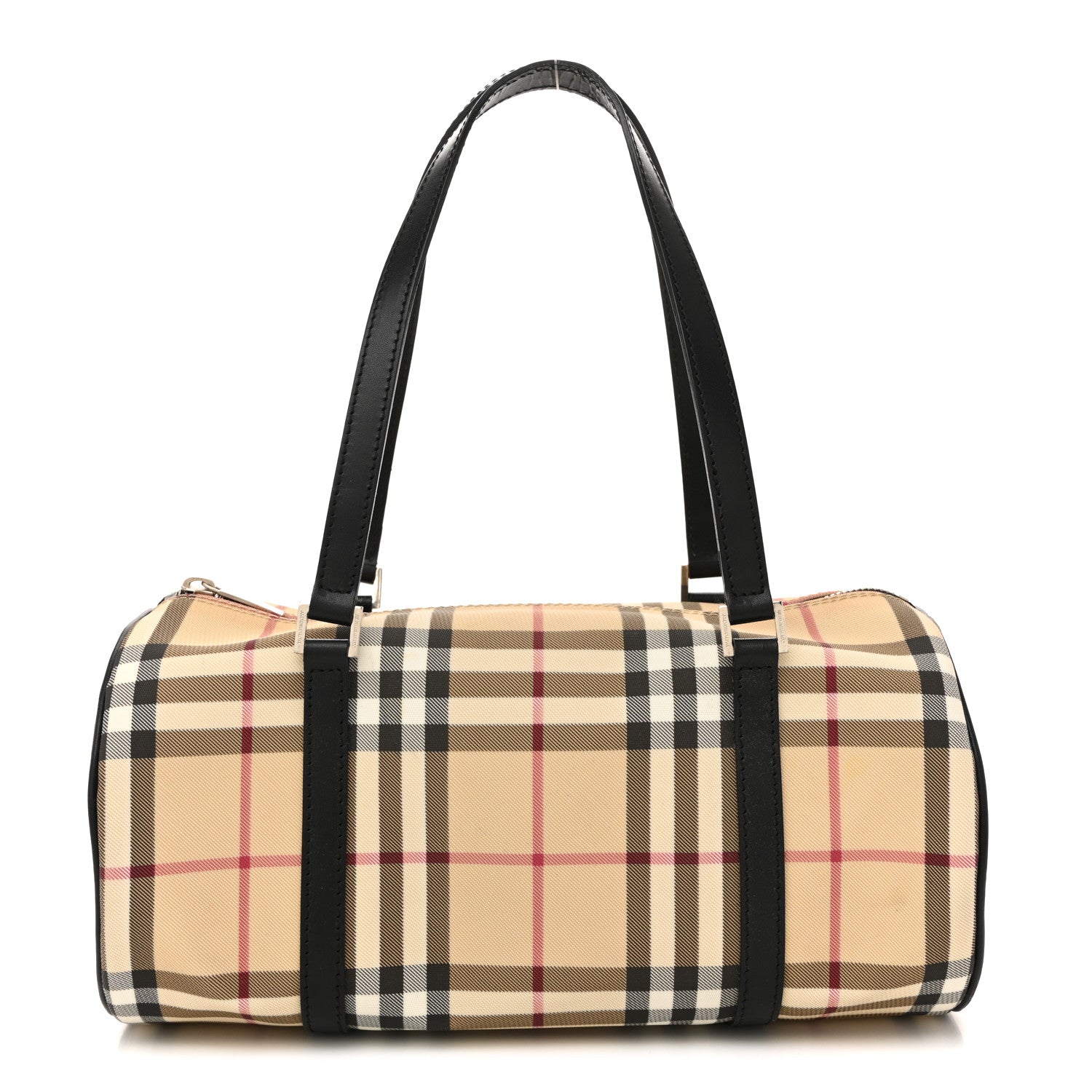 Burberry Nova Check Barrel Bag Black 1781692 – FASHIONPHILE