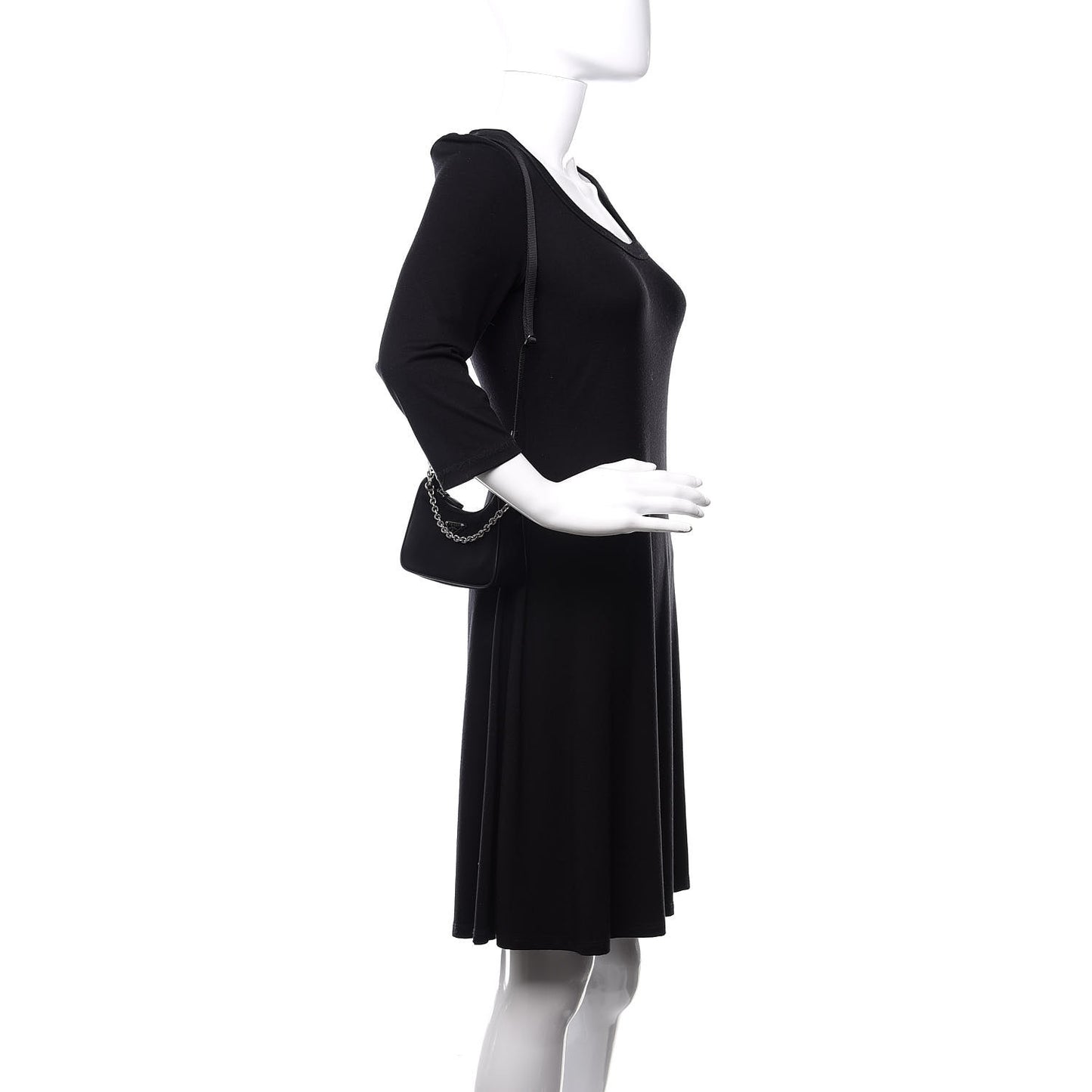 Tessuto Nylon Mini Re-Edition 2000 Shoulder Bag Black