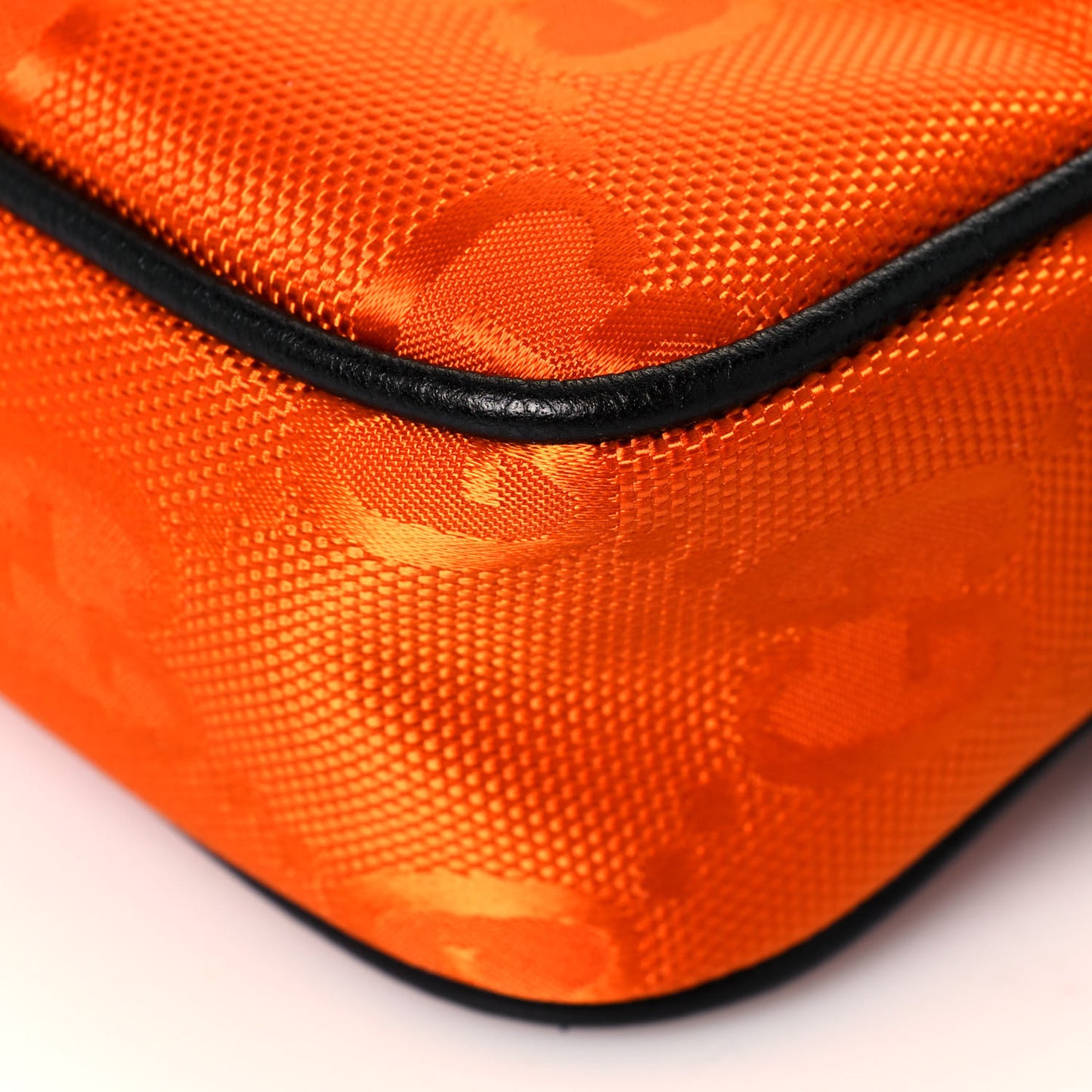 Econyl Nylon Monogram Off The Grid Belt Bag Carrot Orange Black