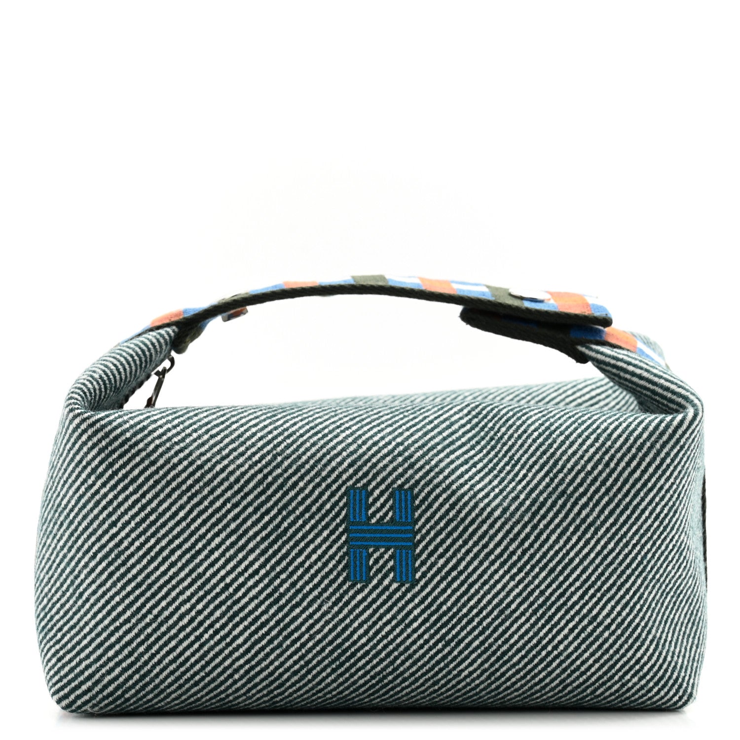 Hermes Wool Small Bride-A-Brac H Natte Pouch Vert Foret 1 of 9