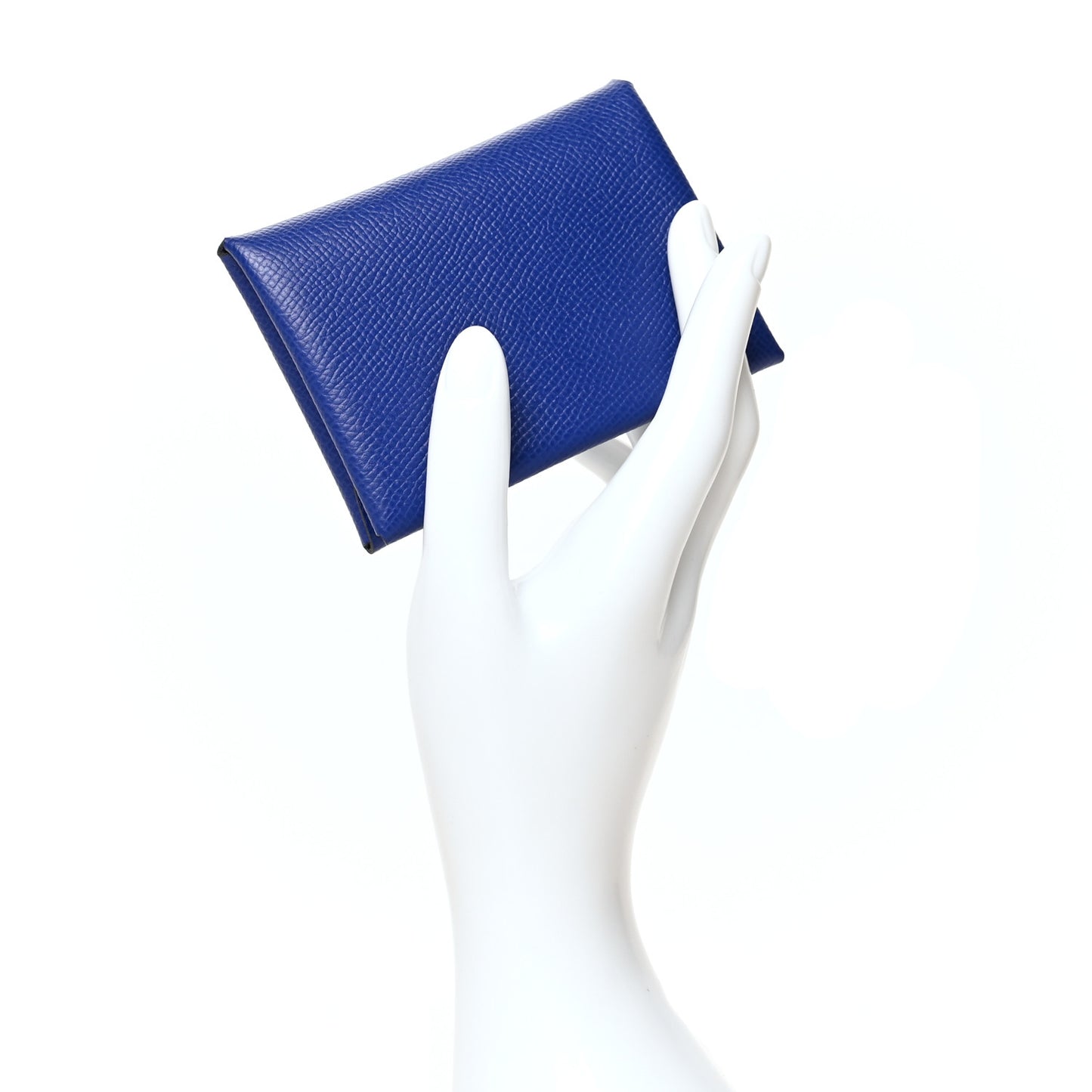 Epsom Calvi Duo Card Case Bleu Electrique