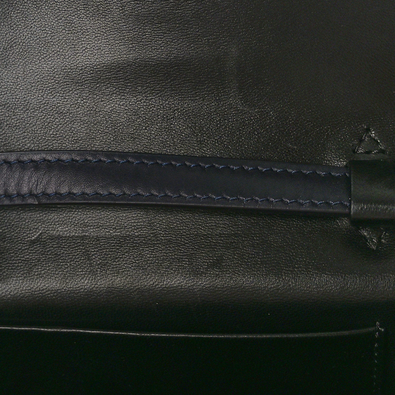 The Row Nubuck Calfskin Sofia E/W Crossbody Deep Navy Virginia Blue 10 of 10