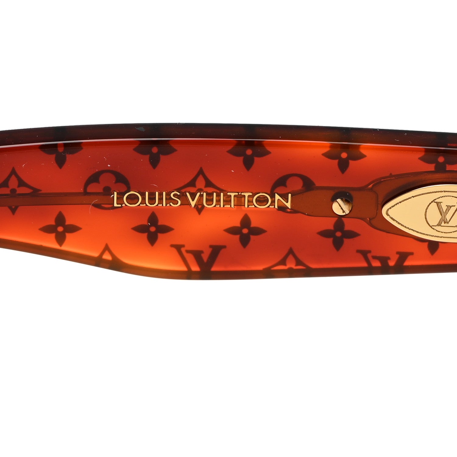 Louis Vuitton Acetate Blade Sunglasses Z1483W Tortoise 5 of 7