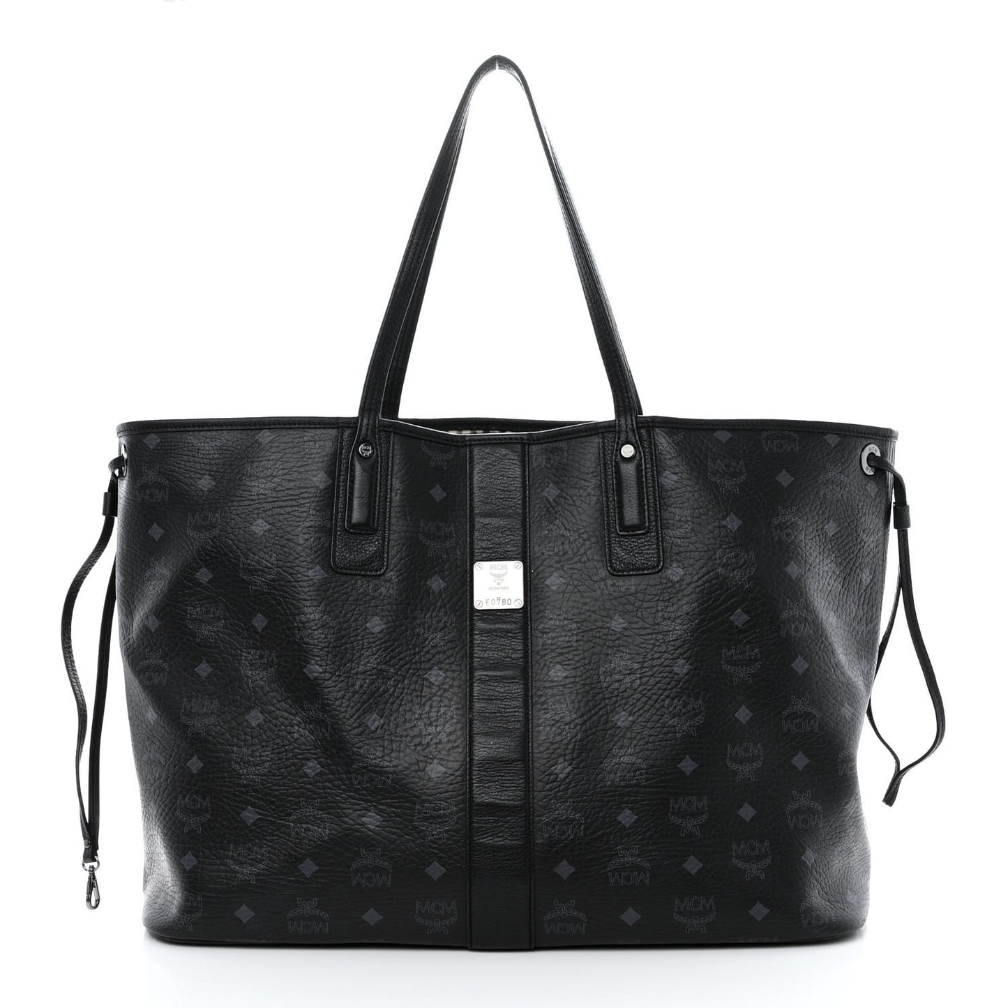 Visetos Large Liz Reversible Shopper Tote Black