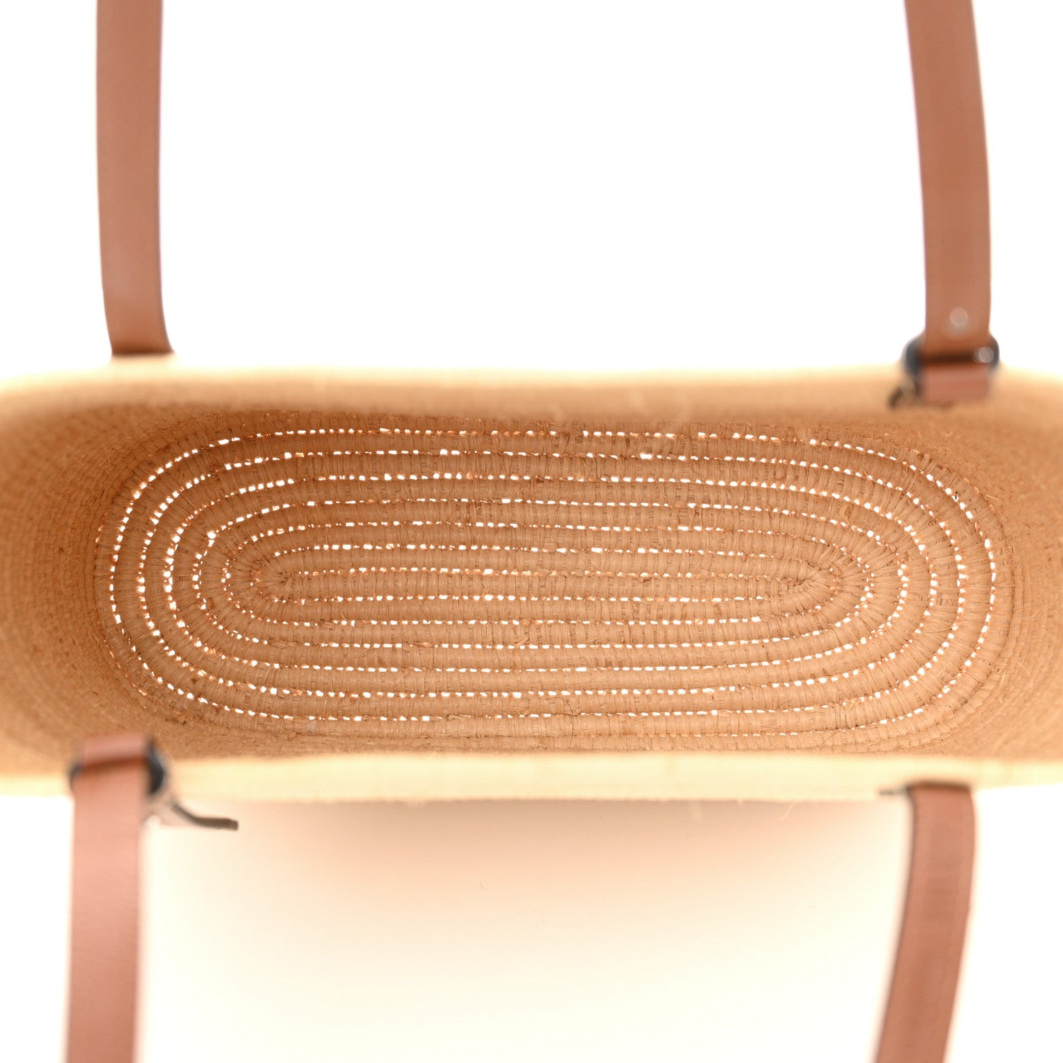 Loewe Raffia Small Square Basket Tote Bag Natural Tan 5 of 11