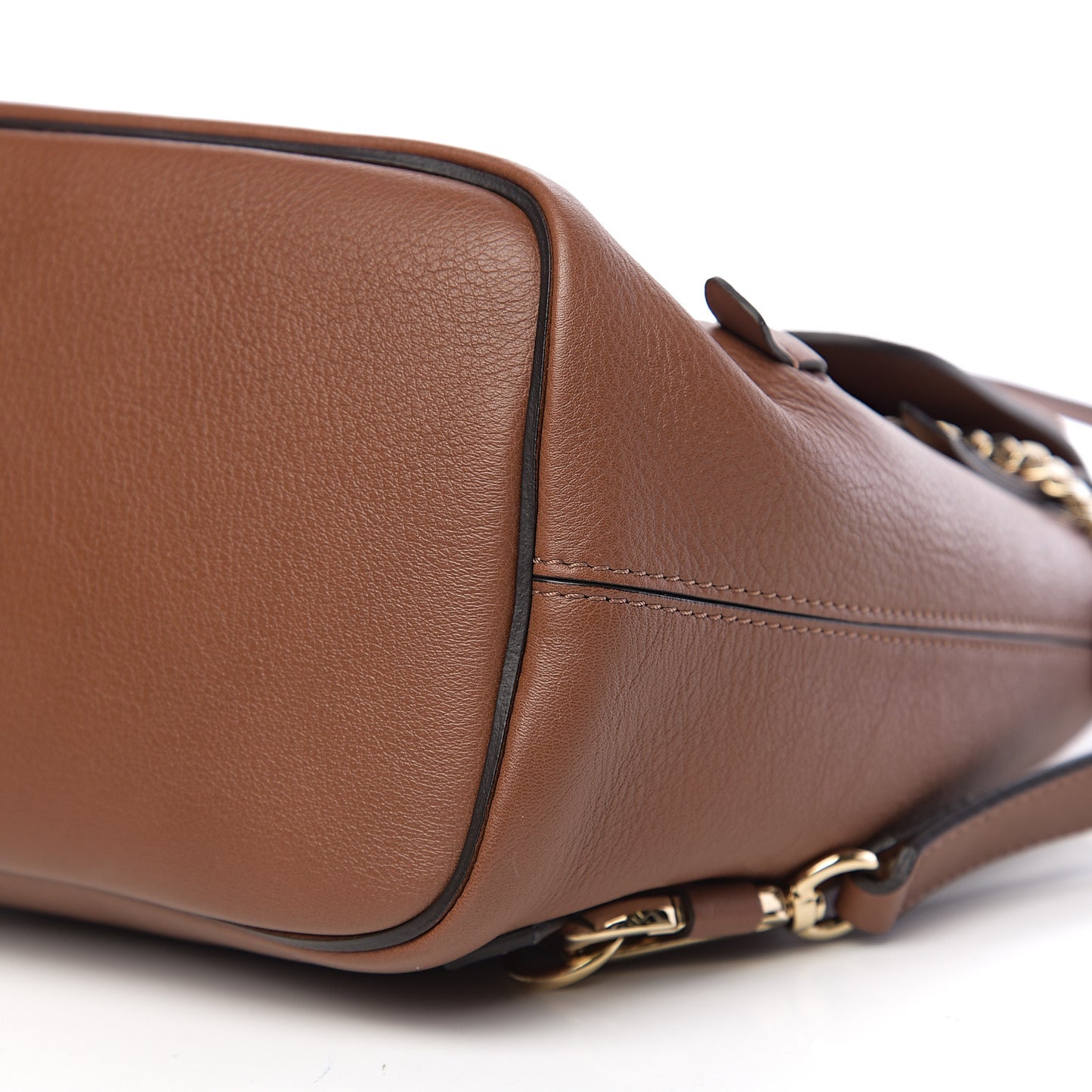 Suede Calfskin Small Faye Backpack Tan