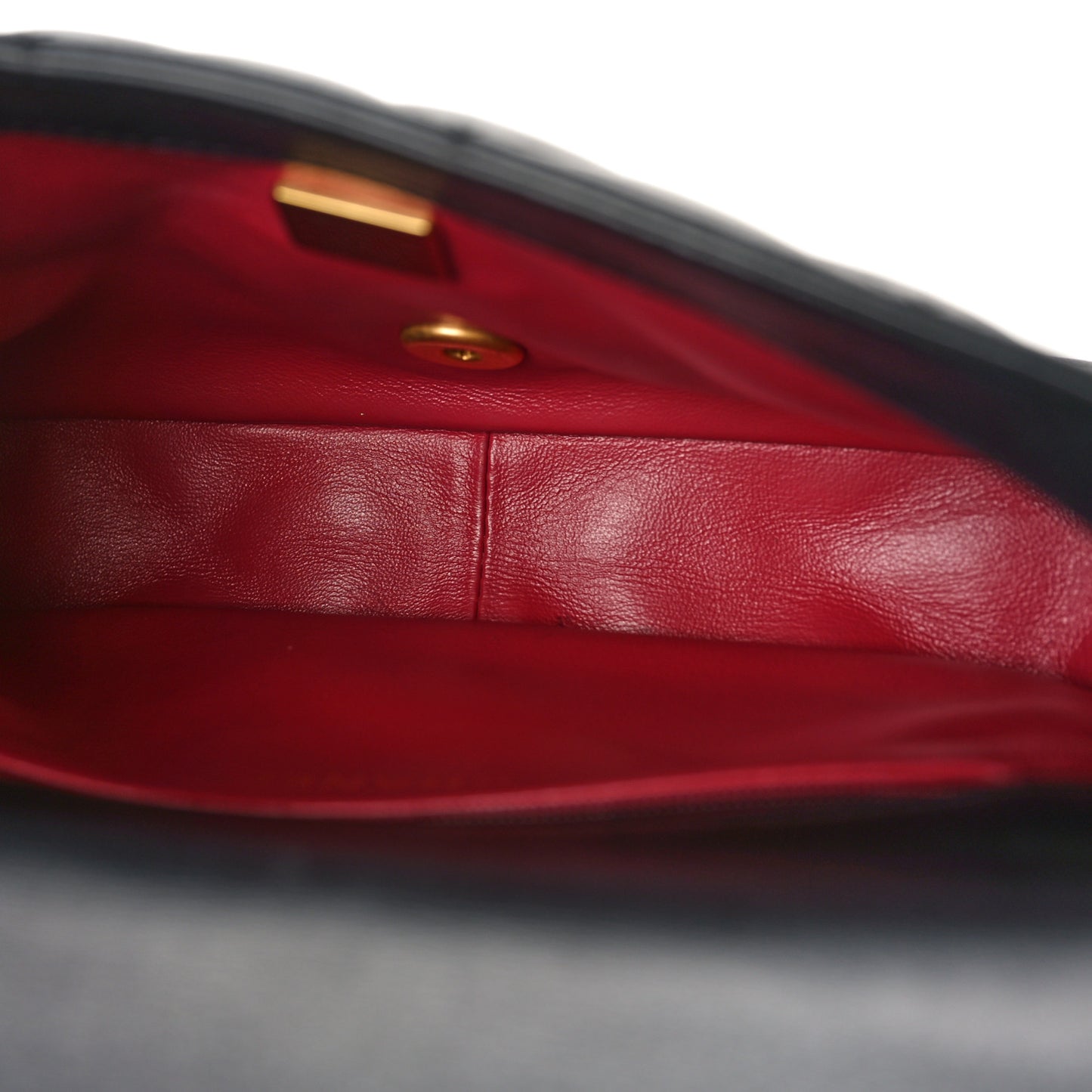 Lambskin Enamel Quilted Pending CC Square Flap Black