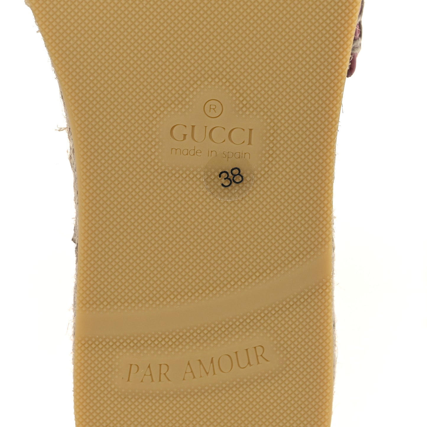 Canvas Interlocking G Damita Espadrille Sandals 38 Wild Rose