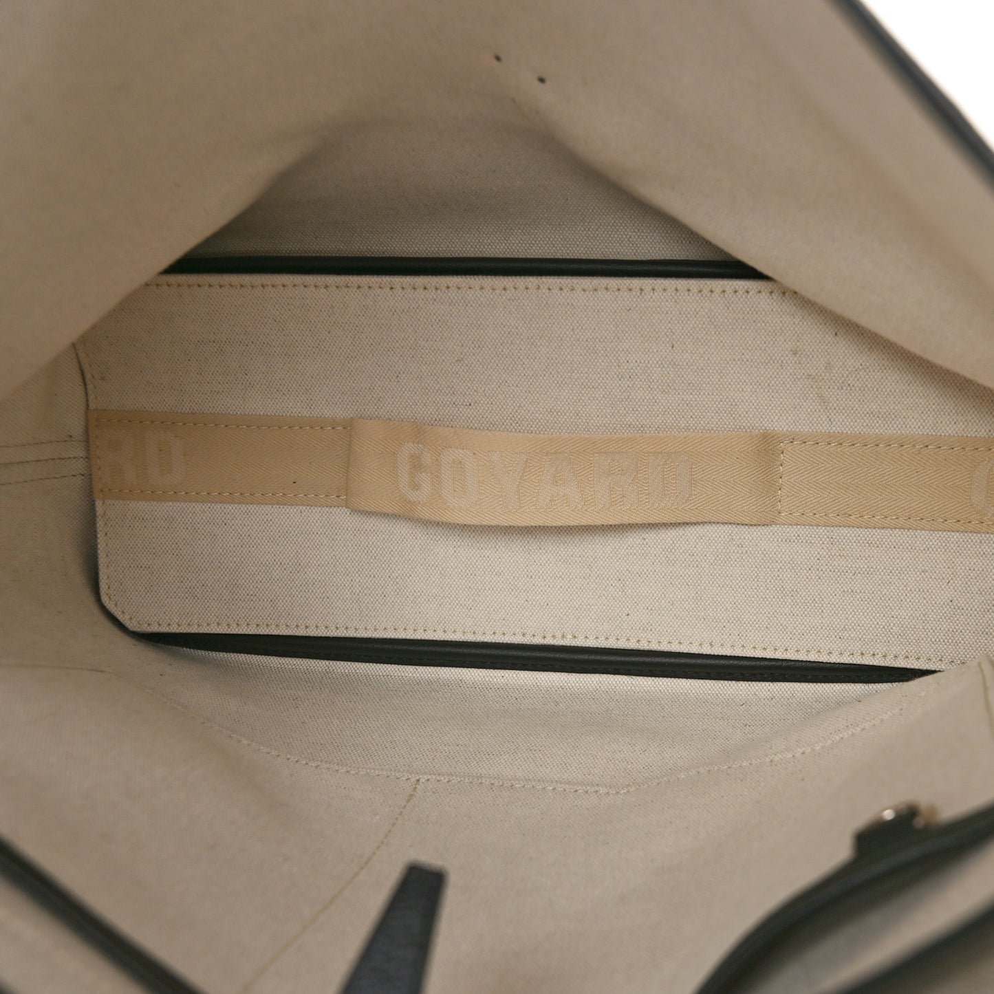 Goyardine Capetien Messenger Bag Black