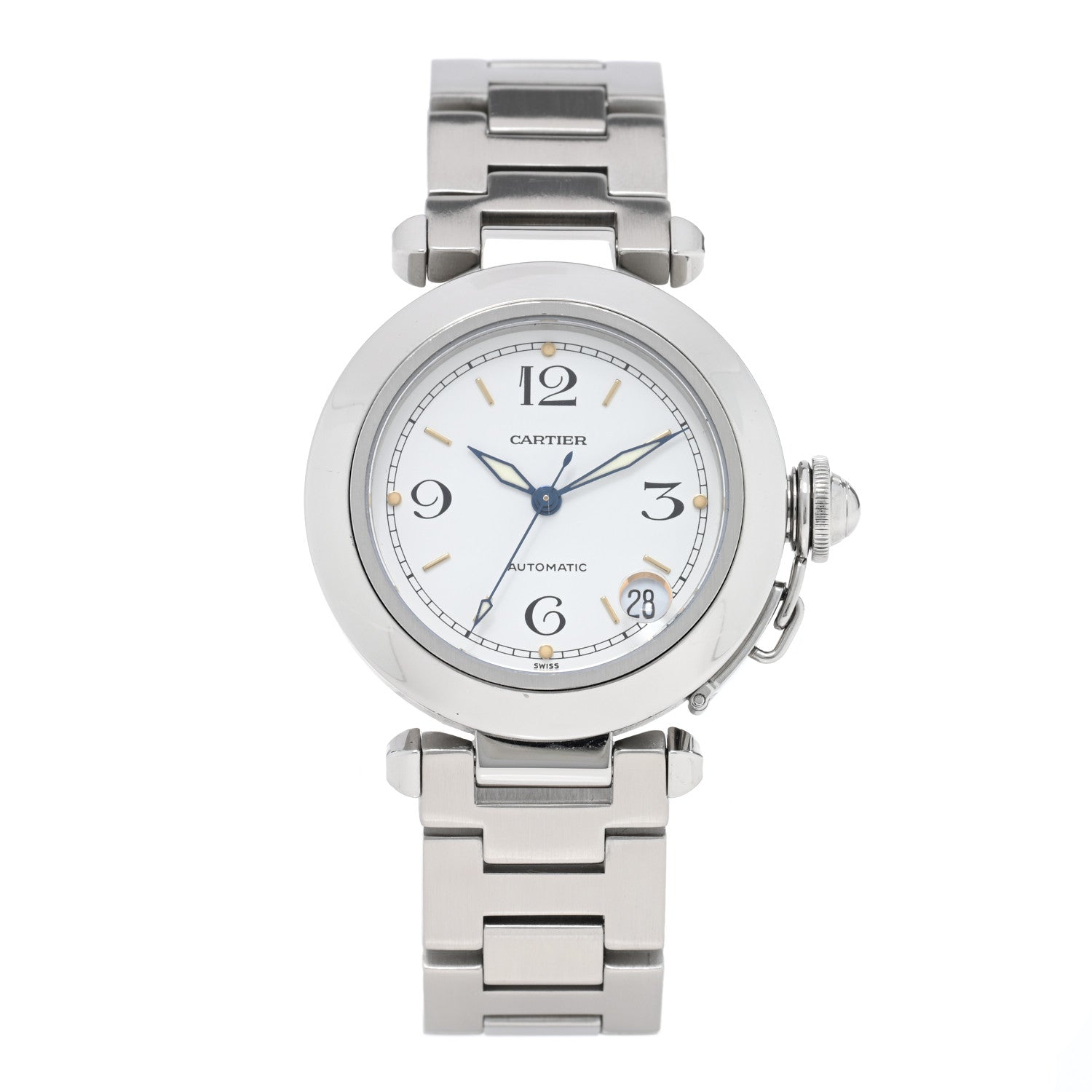 Cartier Stainless Steel 35mm Pasha C Automatic Watch 1 of 4