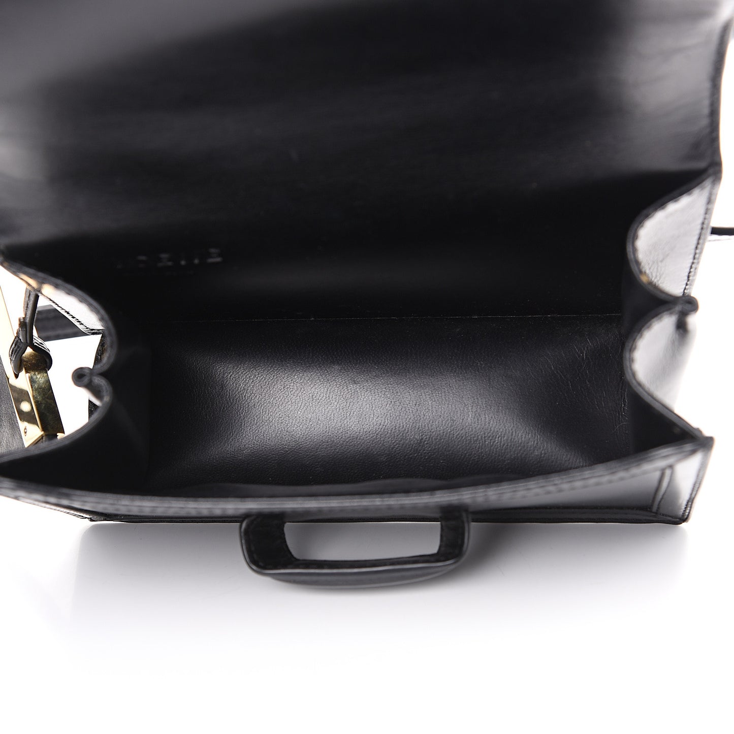 Calfskin Small Barcelona Shoulder Bag Black