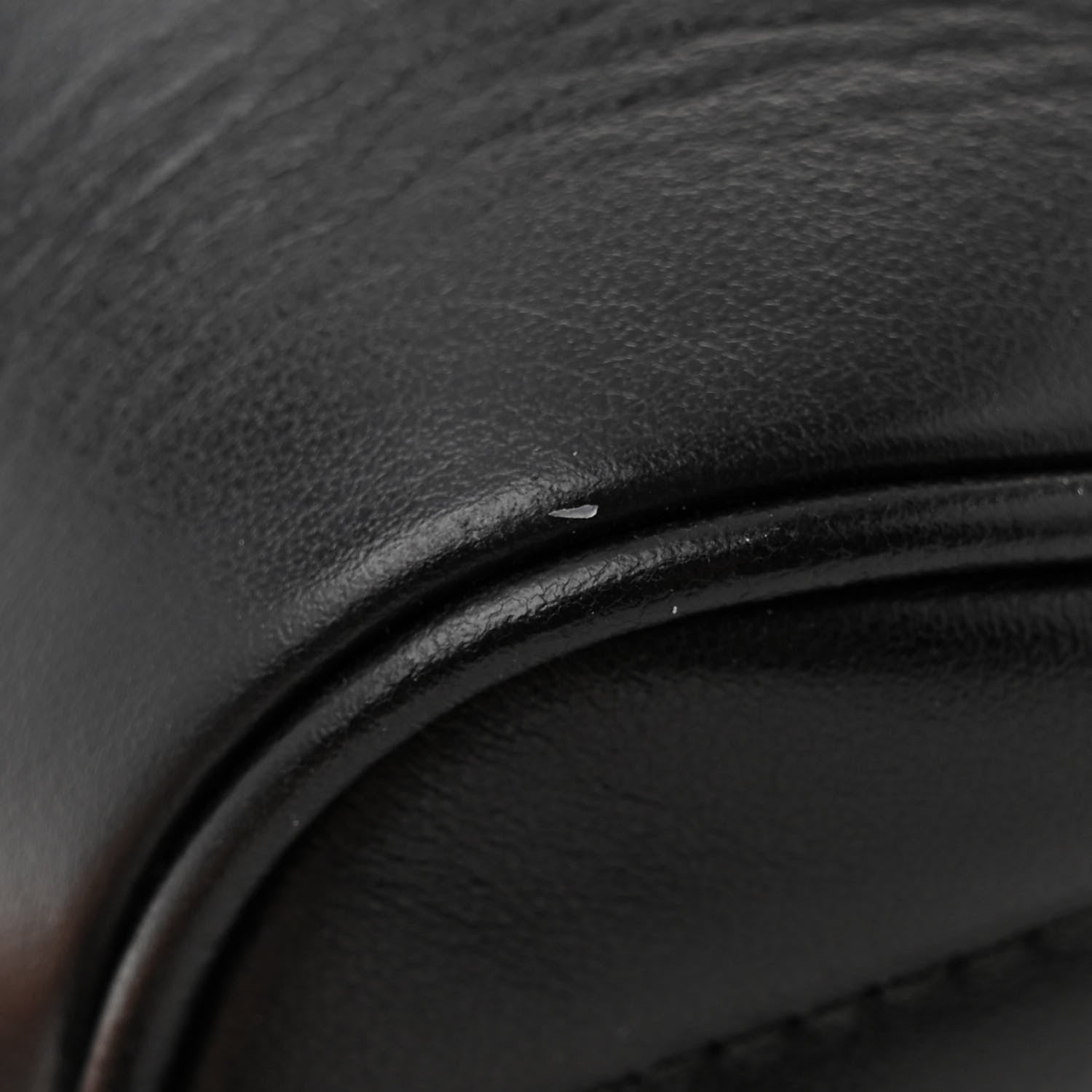 Gucci Calfskin Matelasse Mens GG Marmont Belt Bag 80 32 Black 11 of 13