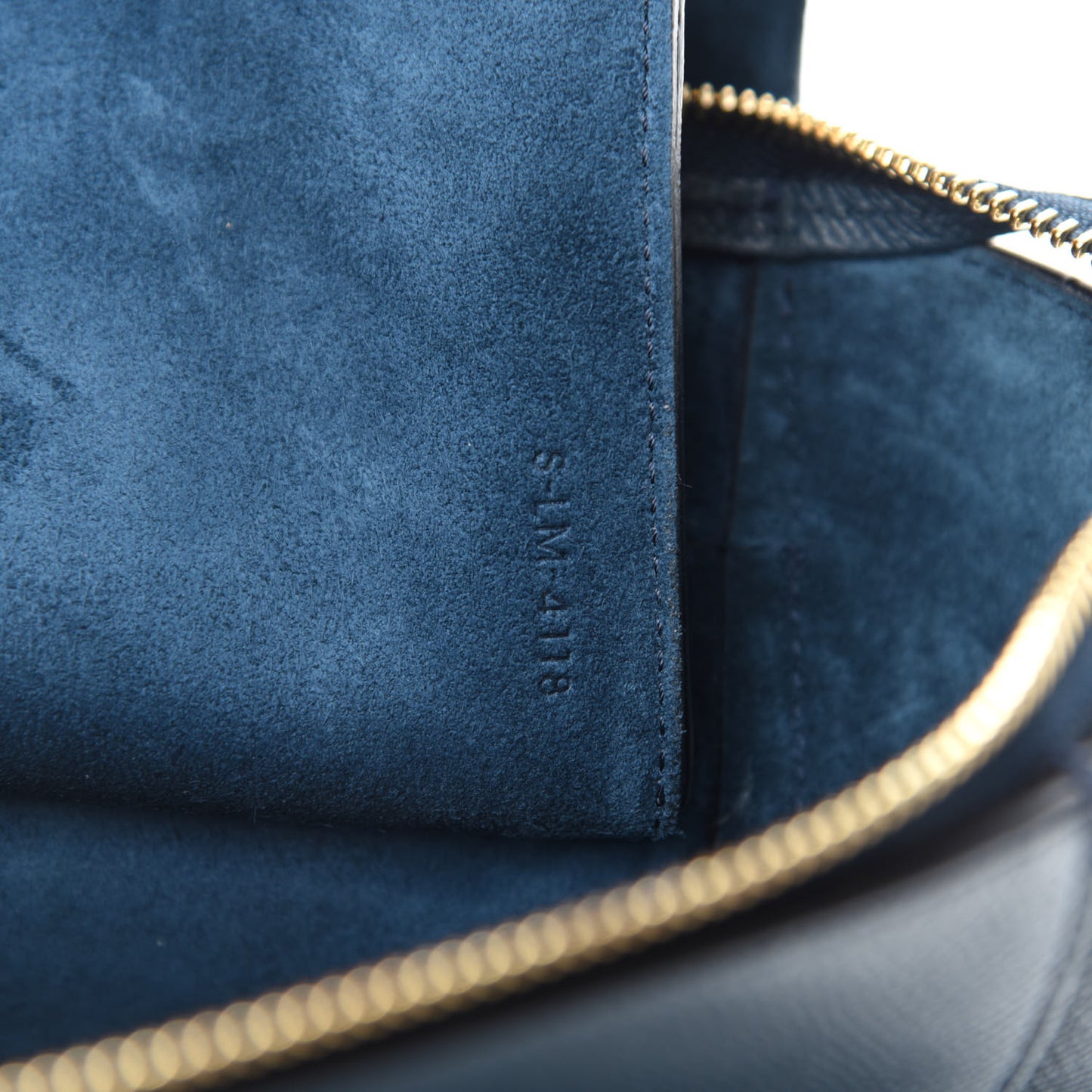 Baby Grained Calfskin Micro Belt Bag Abyss Blue