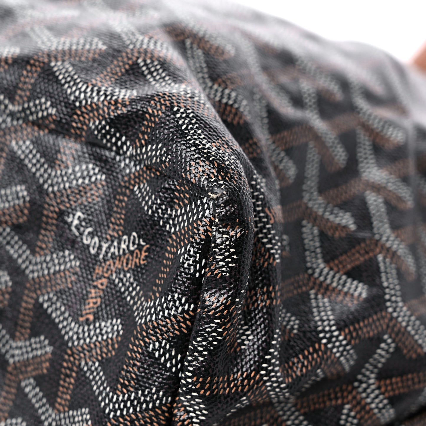 Goyardine Saint Louis PM Black Gold