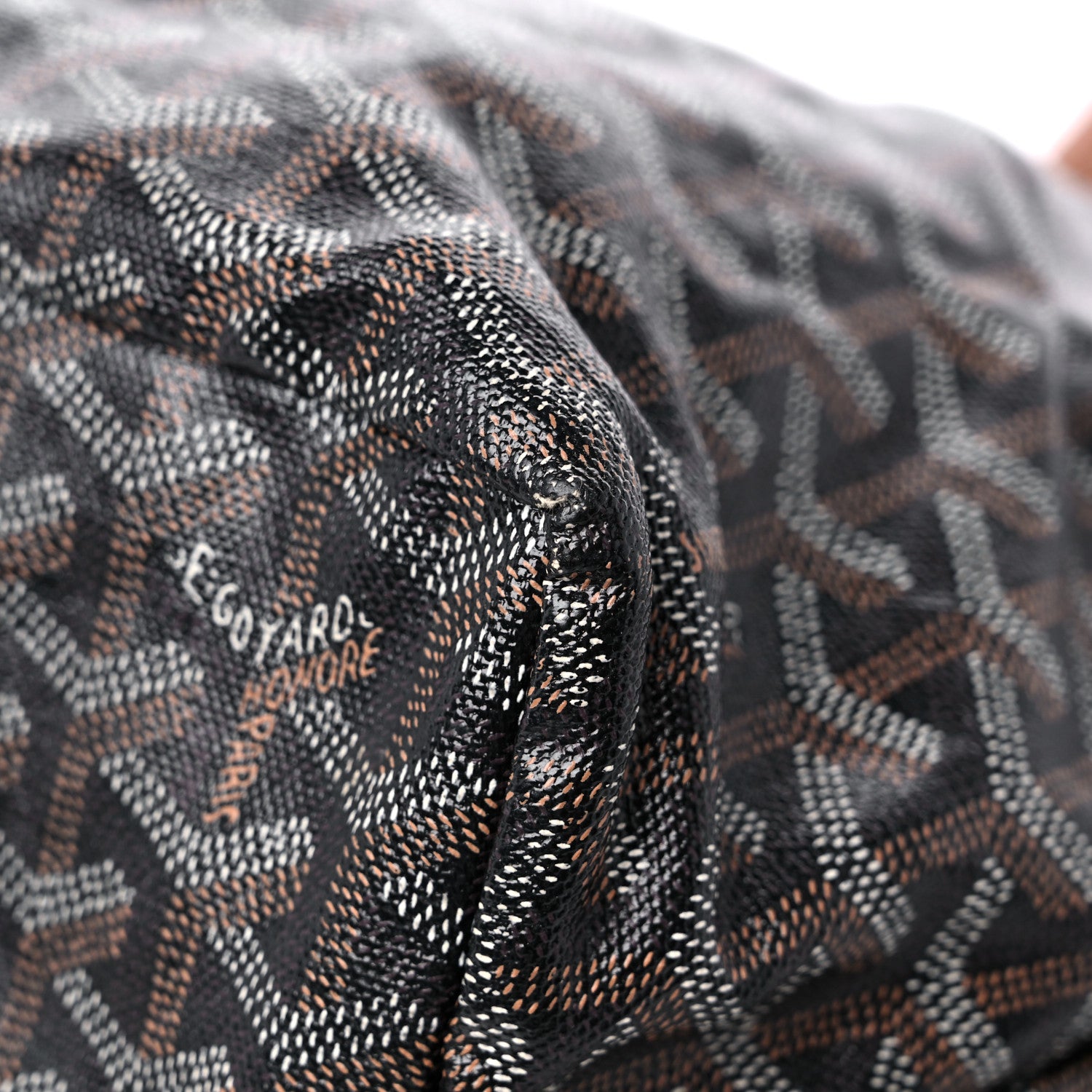 Goyard Goyardine Saint Louis PM Black Gold 9 of 17