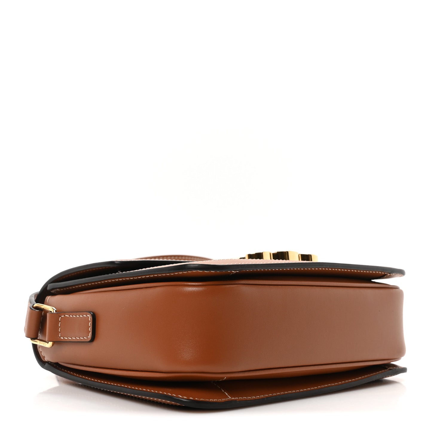 Calfskin Triomphe Canvas Teen Triomphe Bag Tan