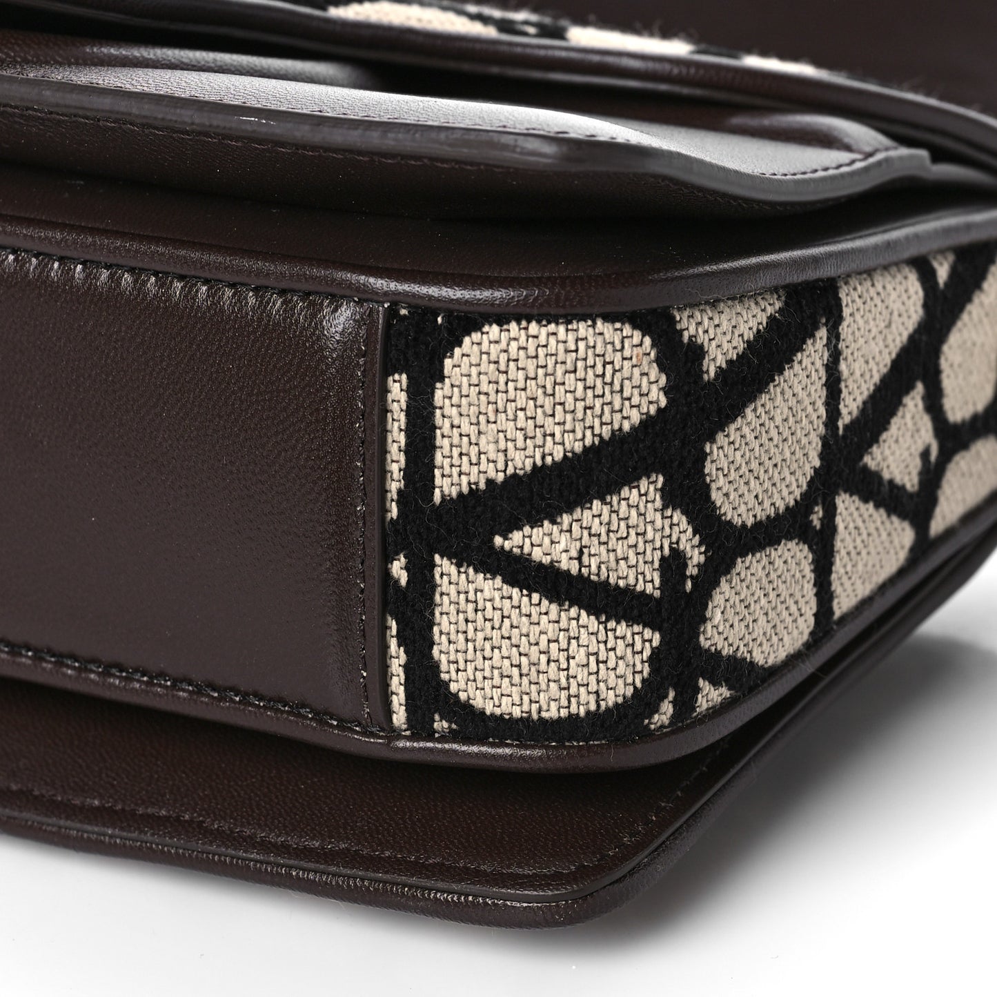 Toile Iconographe Goatskin Le Grand Deuxieme Shoulder Bag Naturale Black Fondant