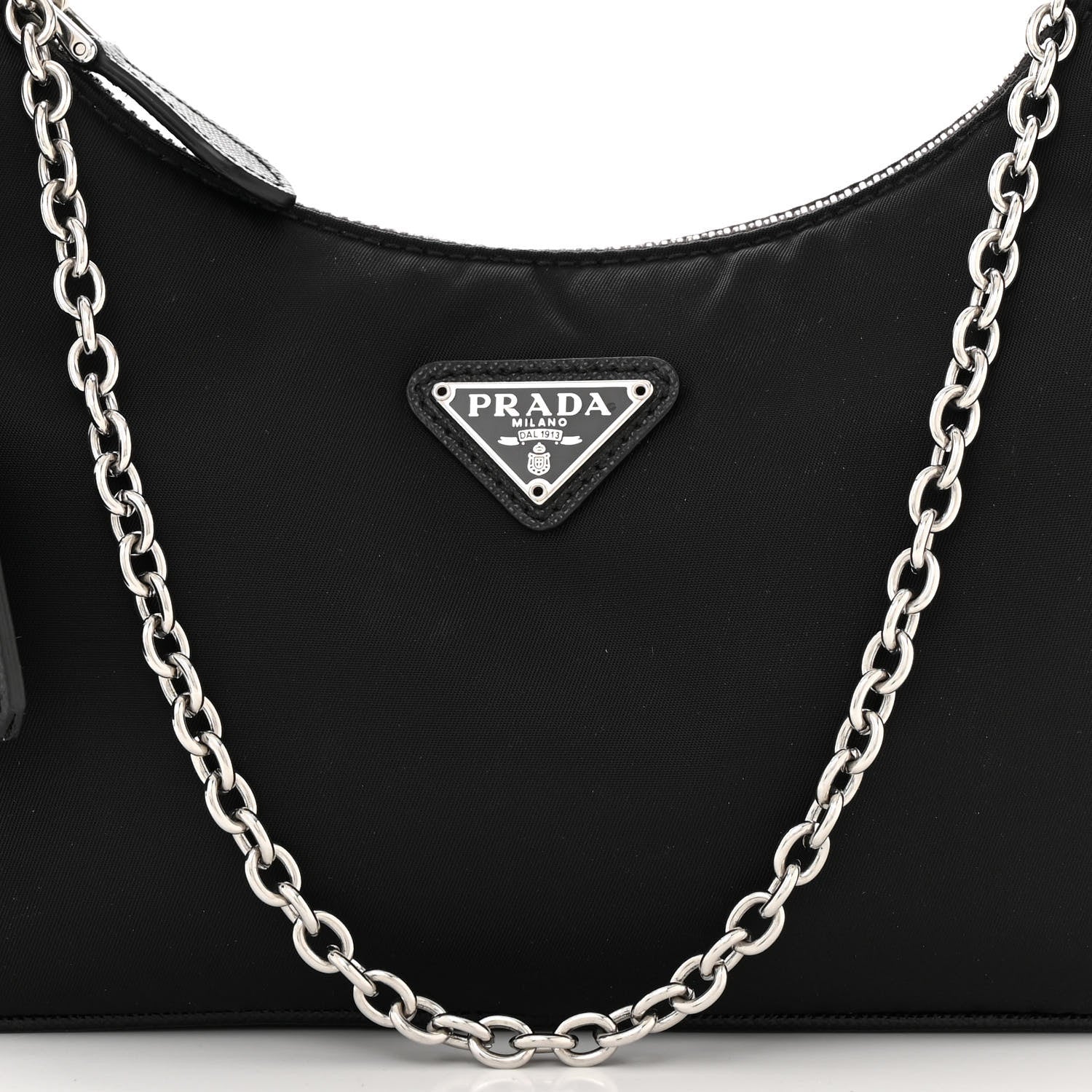 Prada Nylon Re-Edition 2005 Shoulder Bag Black 9 of 11