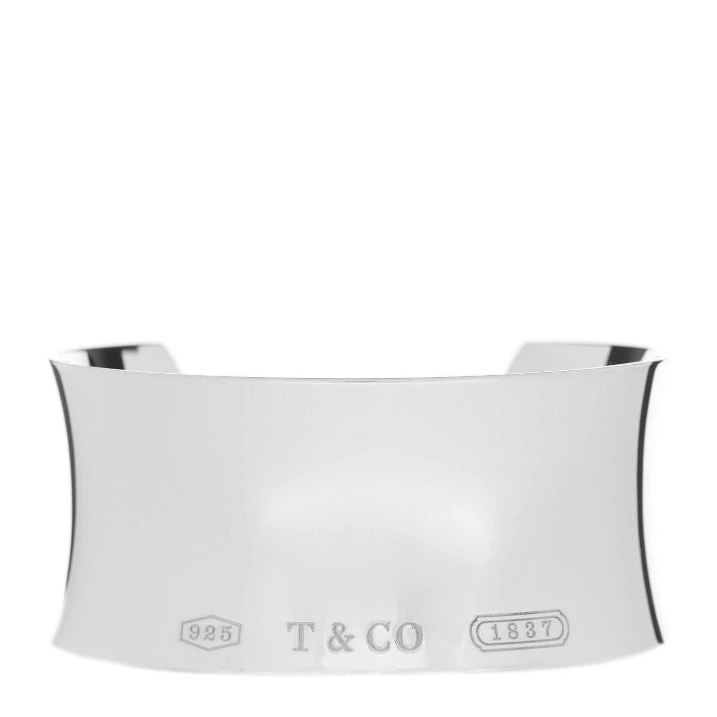 Sterling Silver Wide 1837 Cuff Bracelet